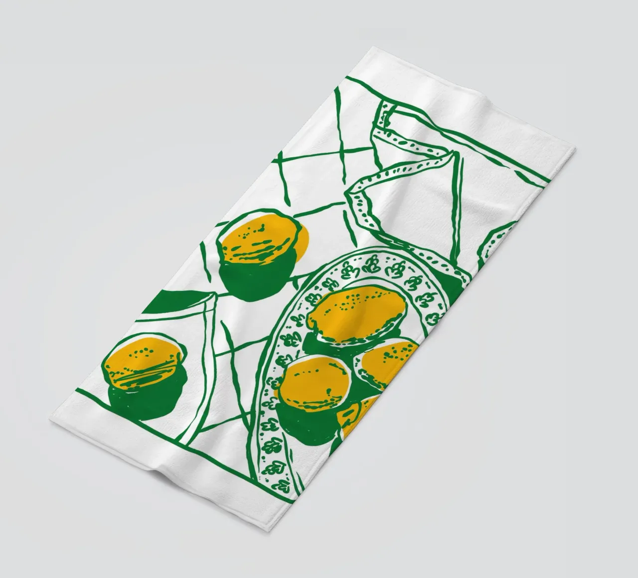 Boho Food 10 Lemons telo mare da Boho Print Collection