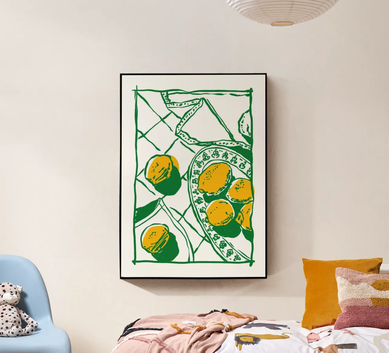 Boho Food 10 Lemons plexiglass da Boho Print Collection