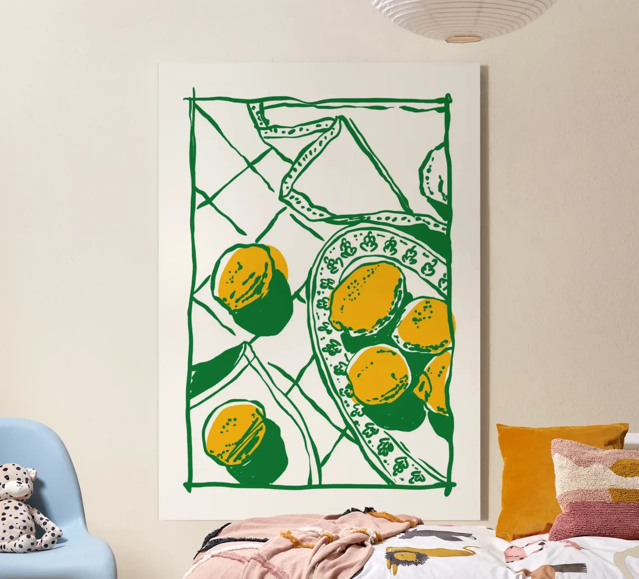 Boho Food 10 Lemons plexiglass da Boho Print Collection