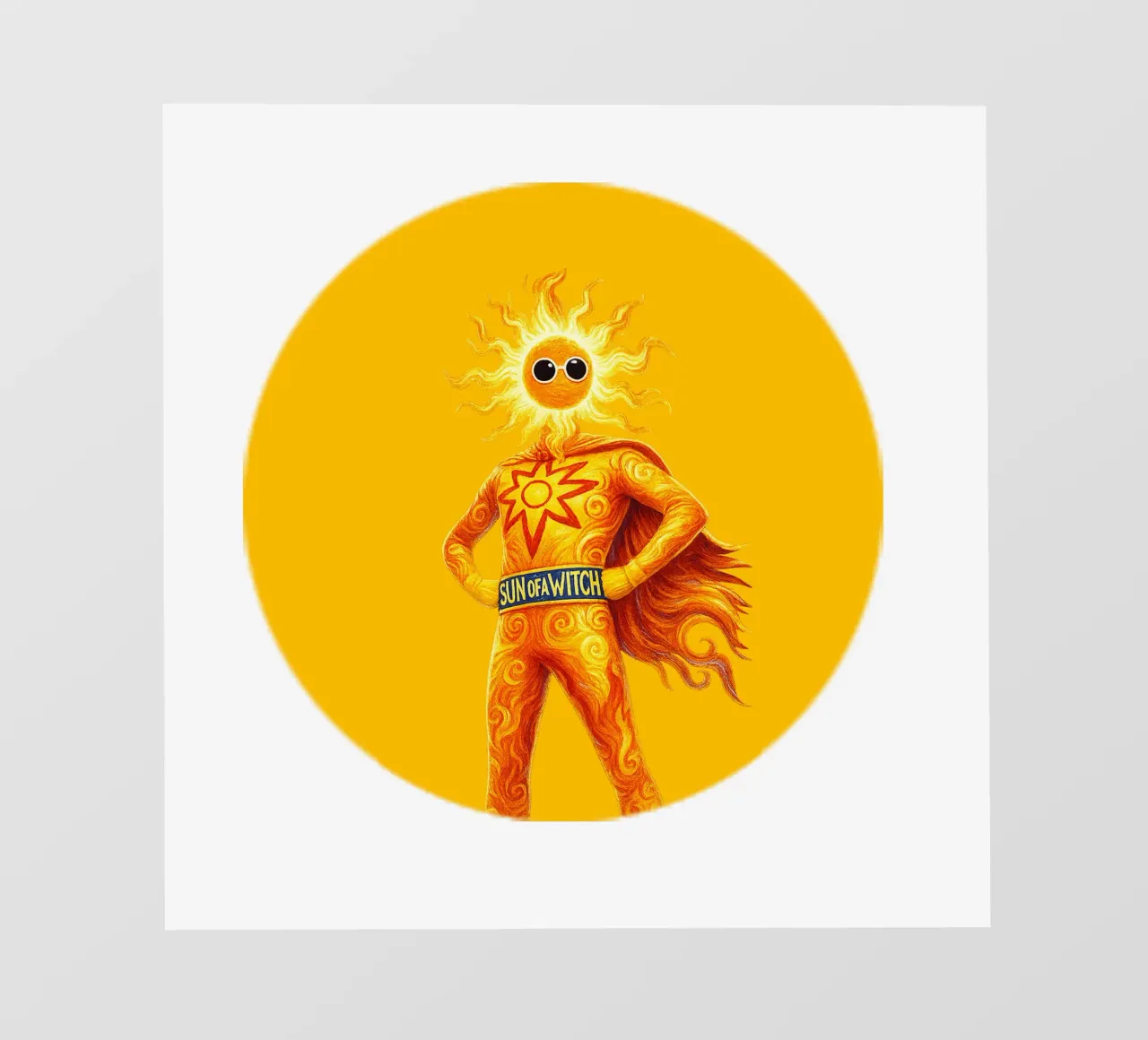 SUN OF A WITCH pellicola backlit da Vintage Van Gogh