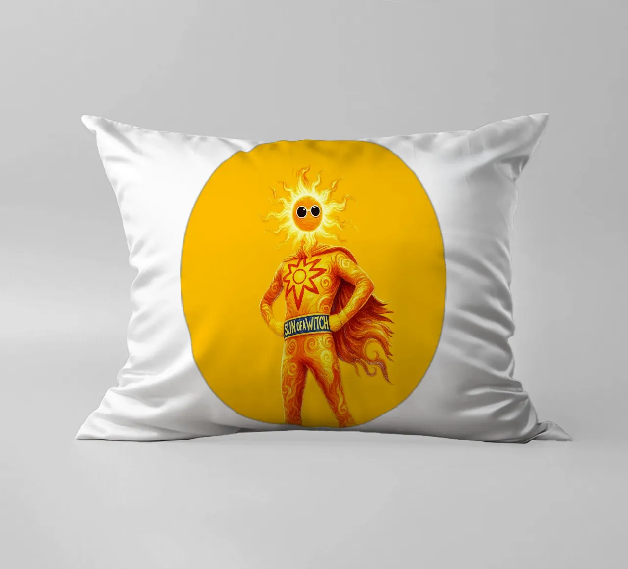 SUN OF A WITCH cuscino da Vintage Van Gogh