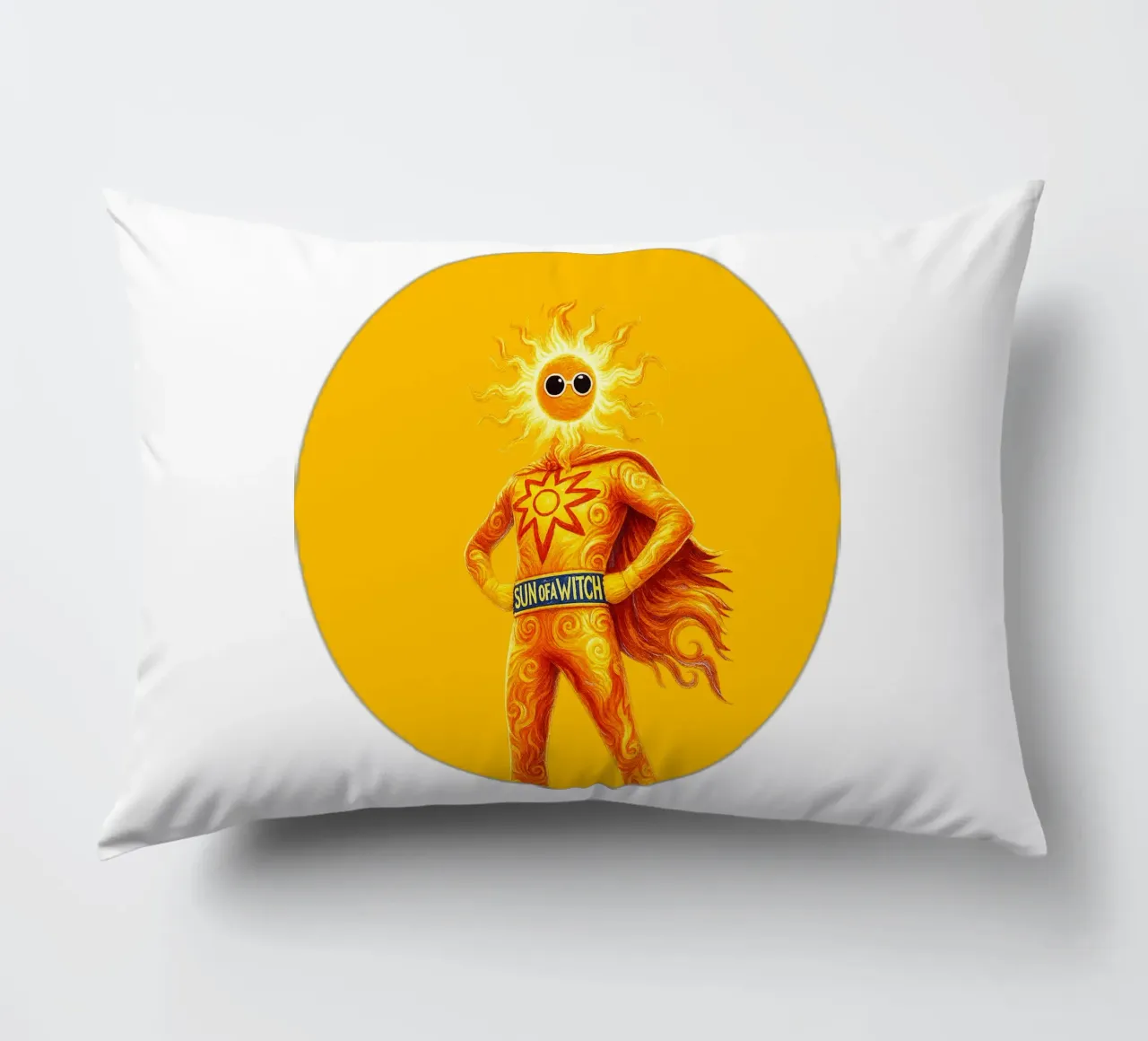SUN OF A WITCH cuscino da Vintage Van Gogh