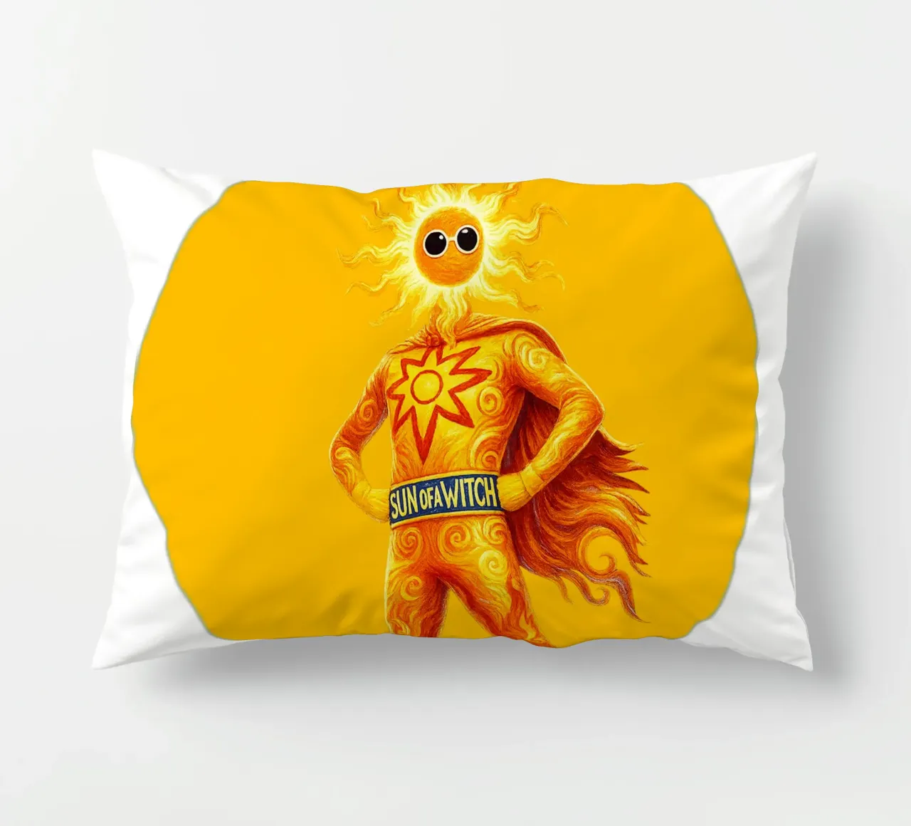 SUN OF A WITCH cuscino da Vintage Van Gogh