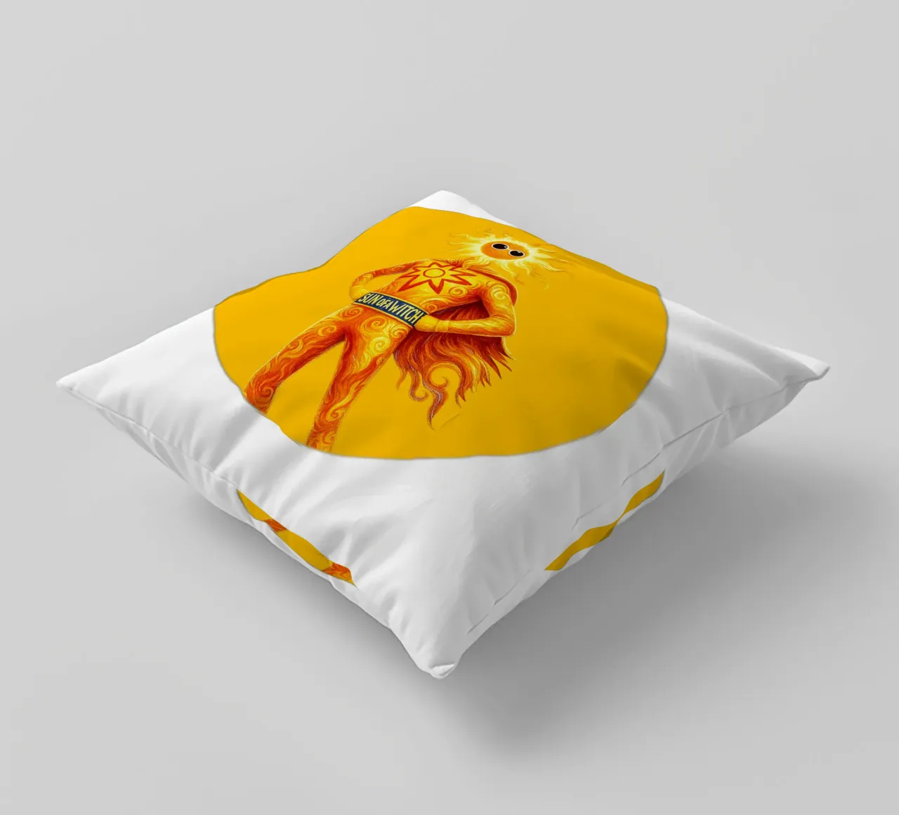 SUN OF A WITCH cuscino da Vintage Van Gogh