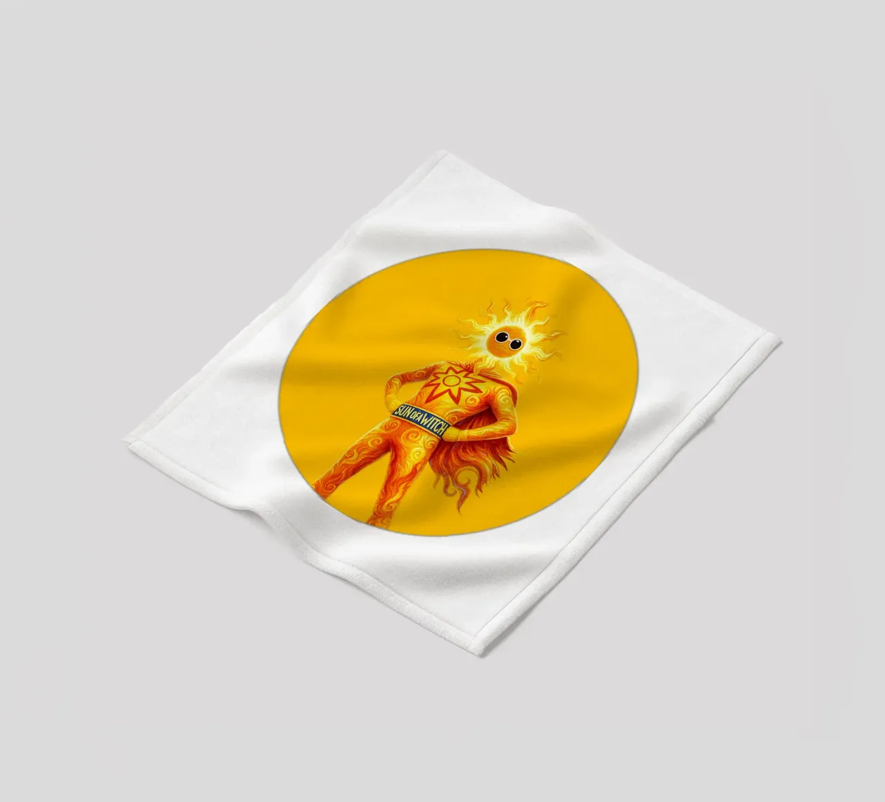 SUN OF A WITCH coperta in pile da Vintage Van Gogh