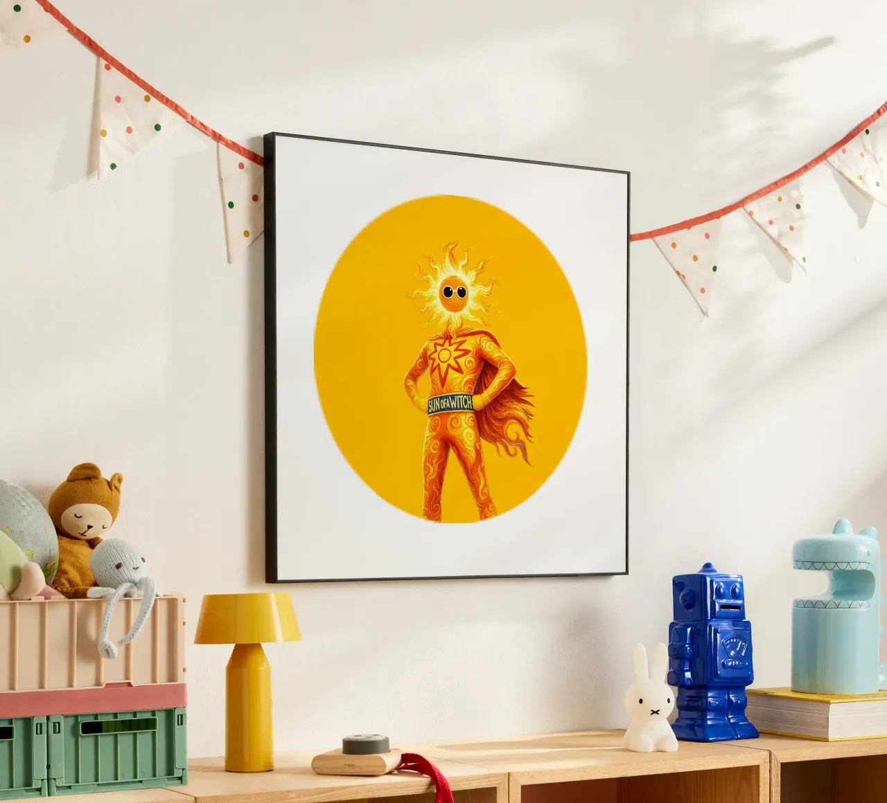 SUN OF A WITCH alluminio dibond da Vintage Van Gogh