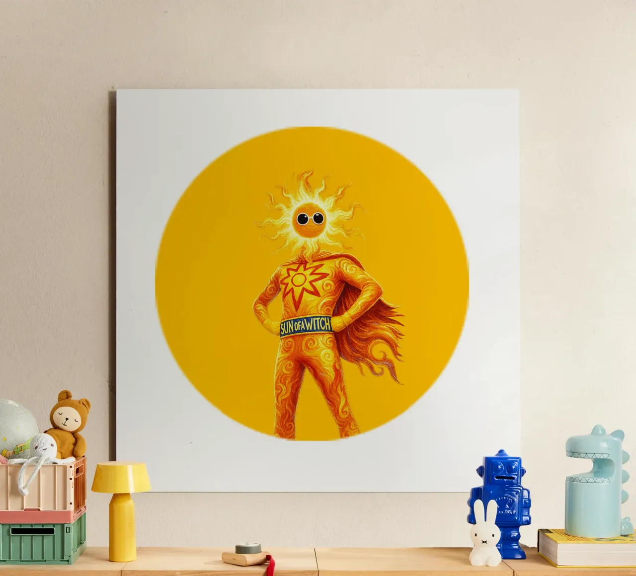 SUN OF A WITCH alluminio dibond da Vintage Van Gogh