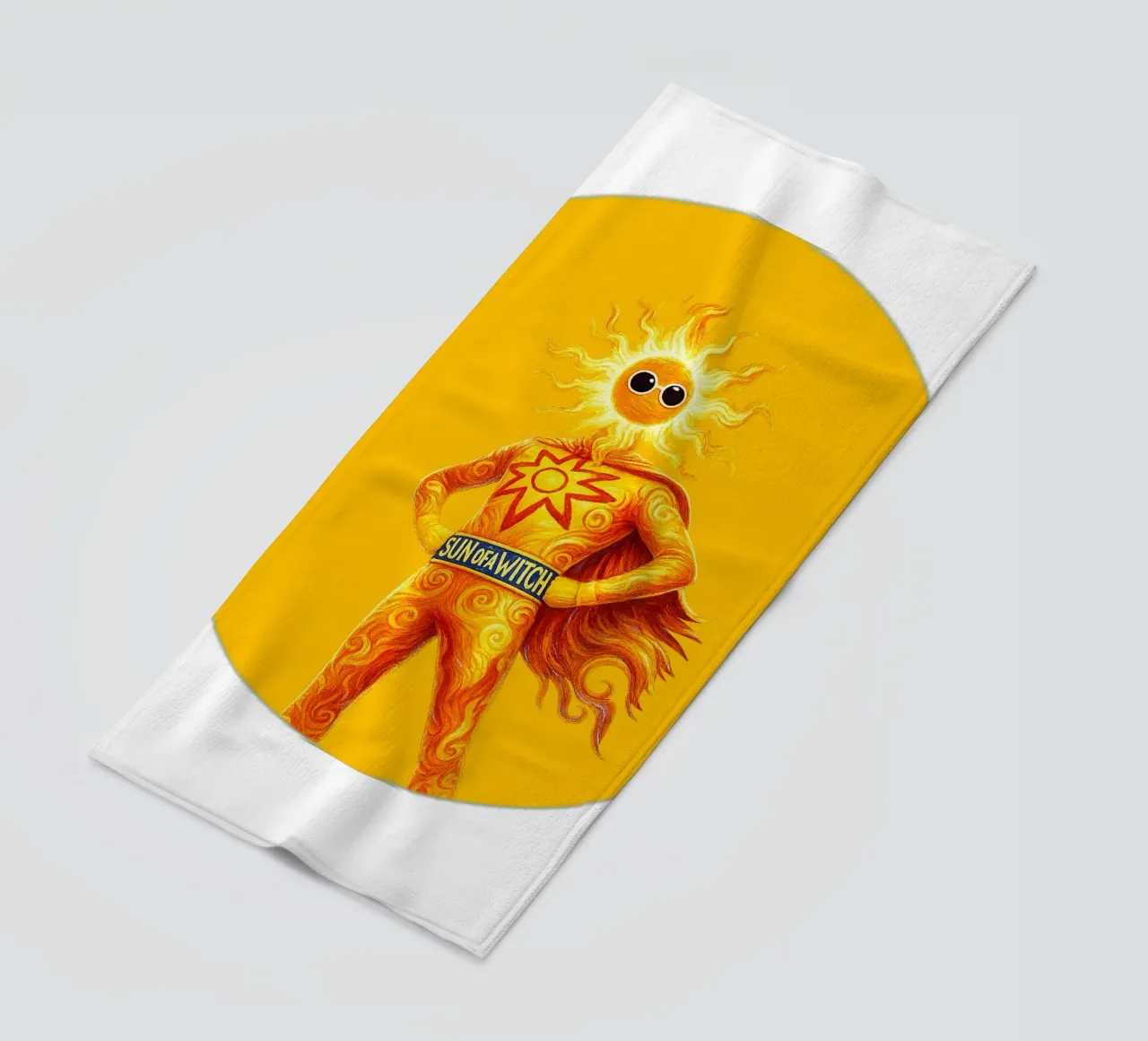 SUN OF A WITCH telo mare da Vintage Van Gogh