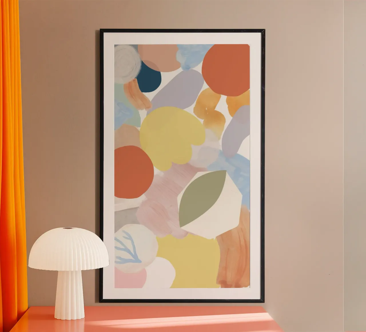 random symbol shape color poster de vicgaler