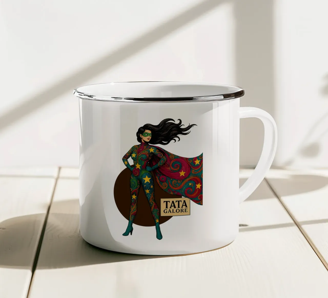 TAT GALORE tazza in smalto da Vintage Van Gogh