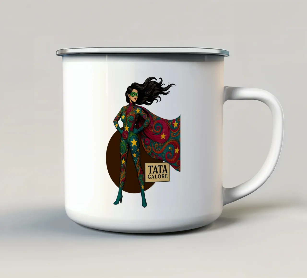 TAT GALORE tazza in smalto da Vintage Van Gogh