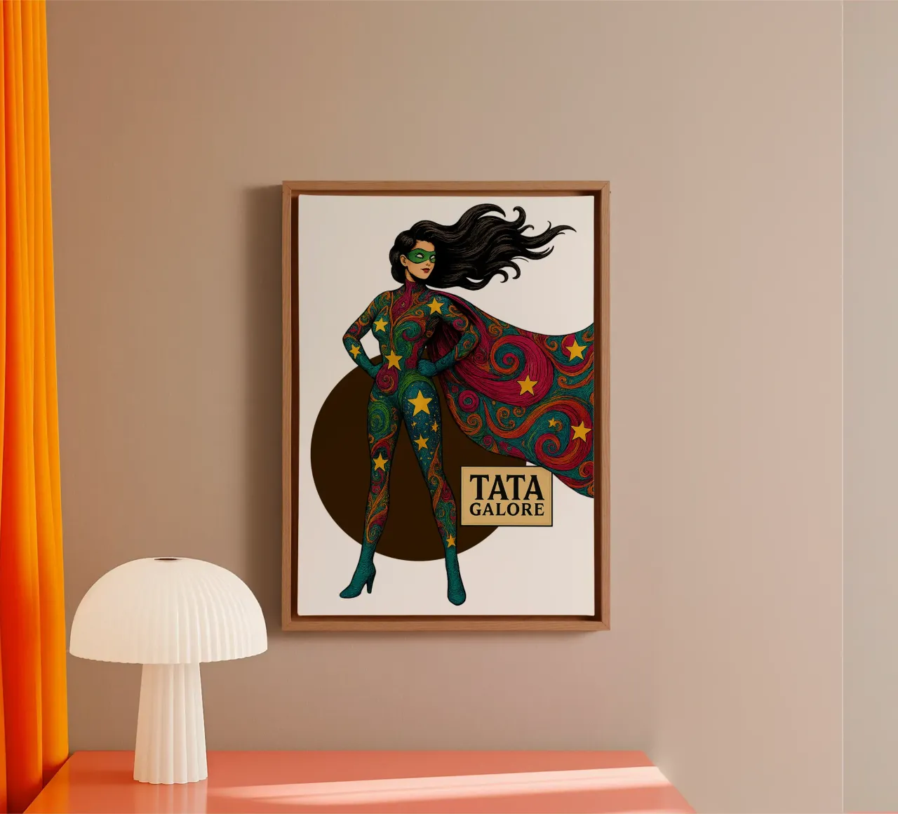 TAT GALORE canvas met Baklijst van Vintage Van Gogh