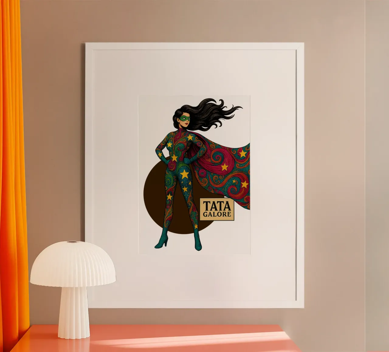 TAT GALORE poster con telaio in alluminio da Vintage Van Gogh