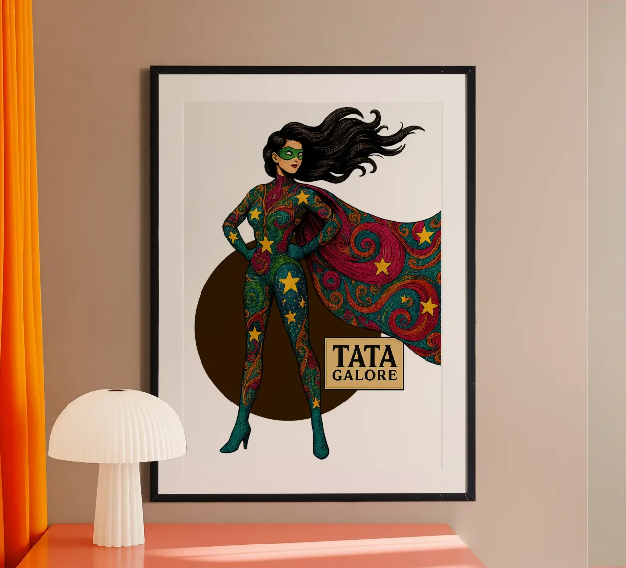 TAT GALORE poster con telaio in alluminio da Vintage Van Gogh