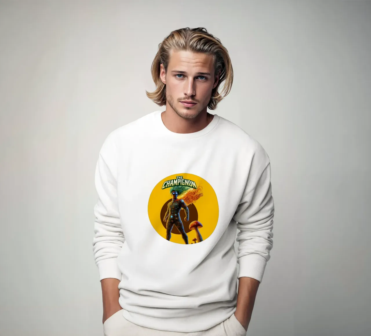 THE CHAMPIGNON (Champion) felpa da Vintage Van Gogh