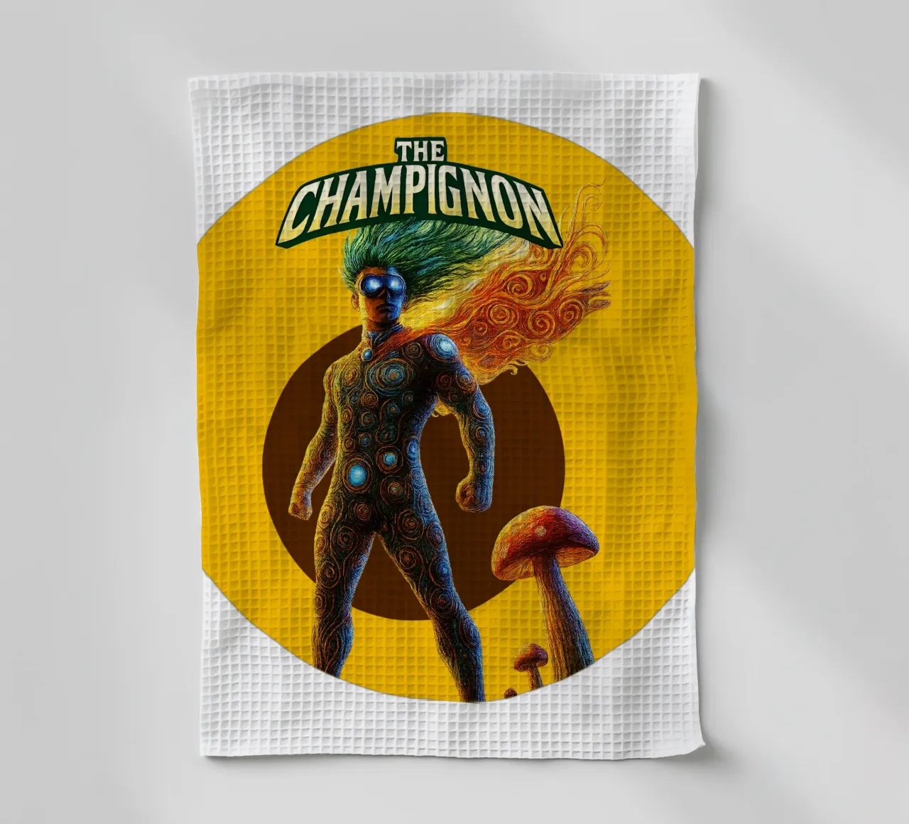 THE CHAMPIGNON (Champion) torchon de Vintage Van Gogh