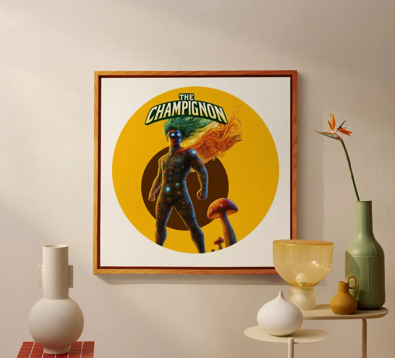 THE CHAMPIGNON (Champion) plexiglass da Vintage Van Gogh