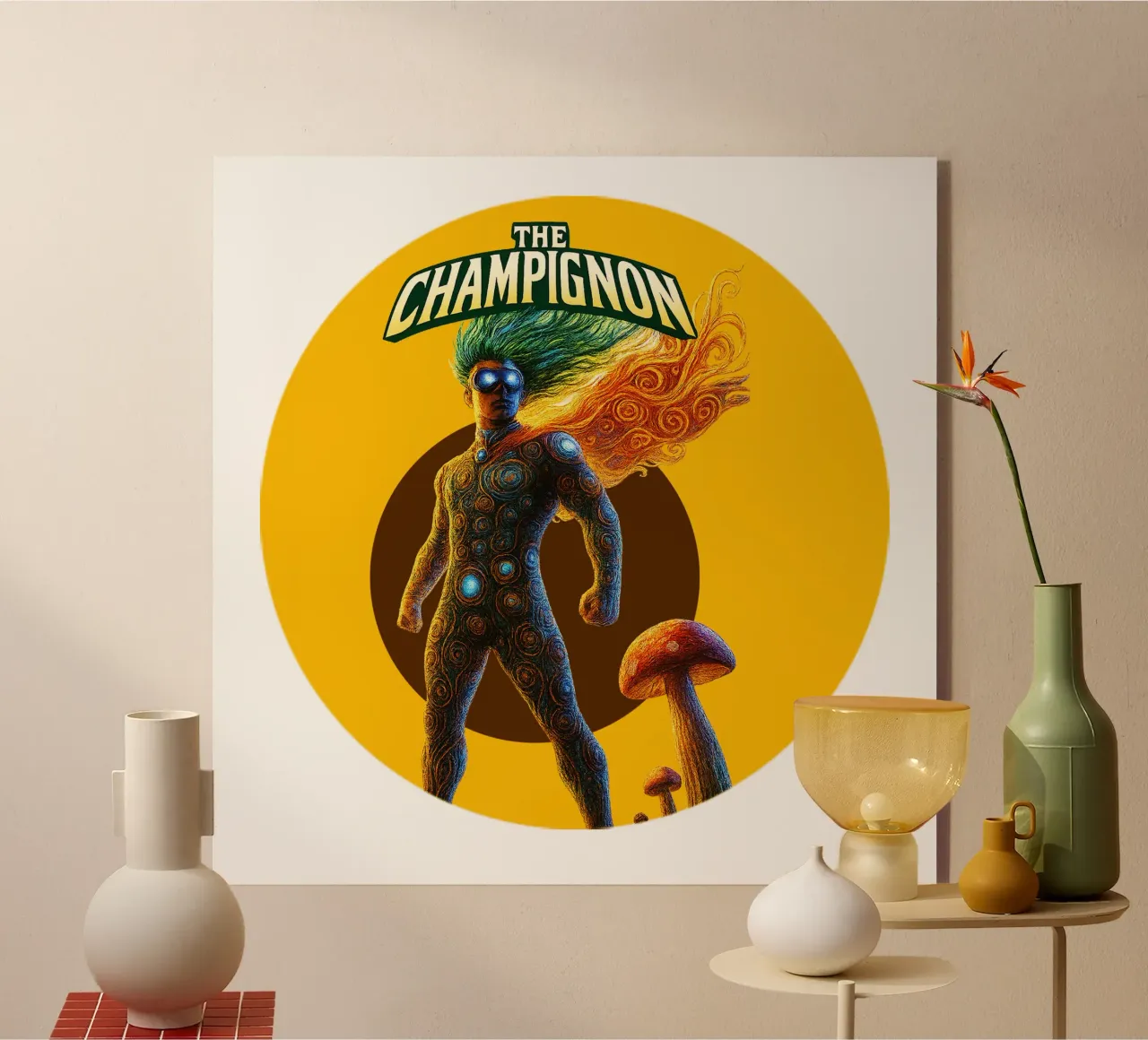 THE CHAMPIGNON (Champion) plexiglass da Vintage Van Gogh