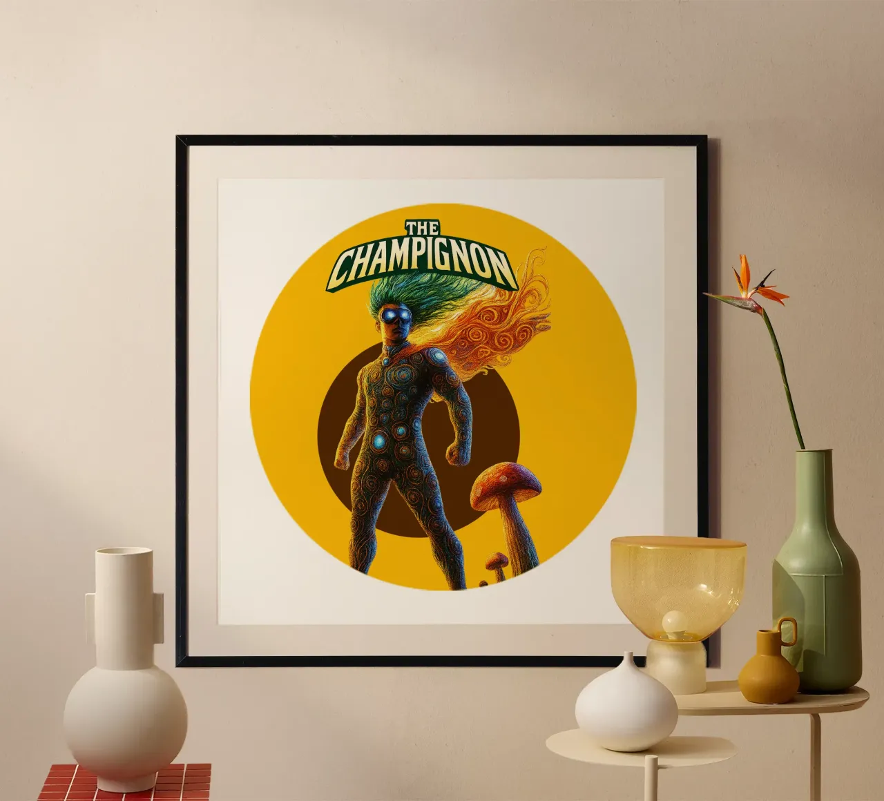 THE CHAMPIGNON (Champion) poster da Vintage Van Gogh