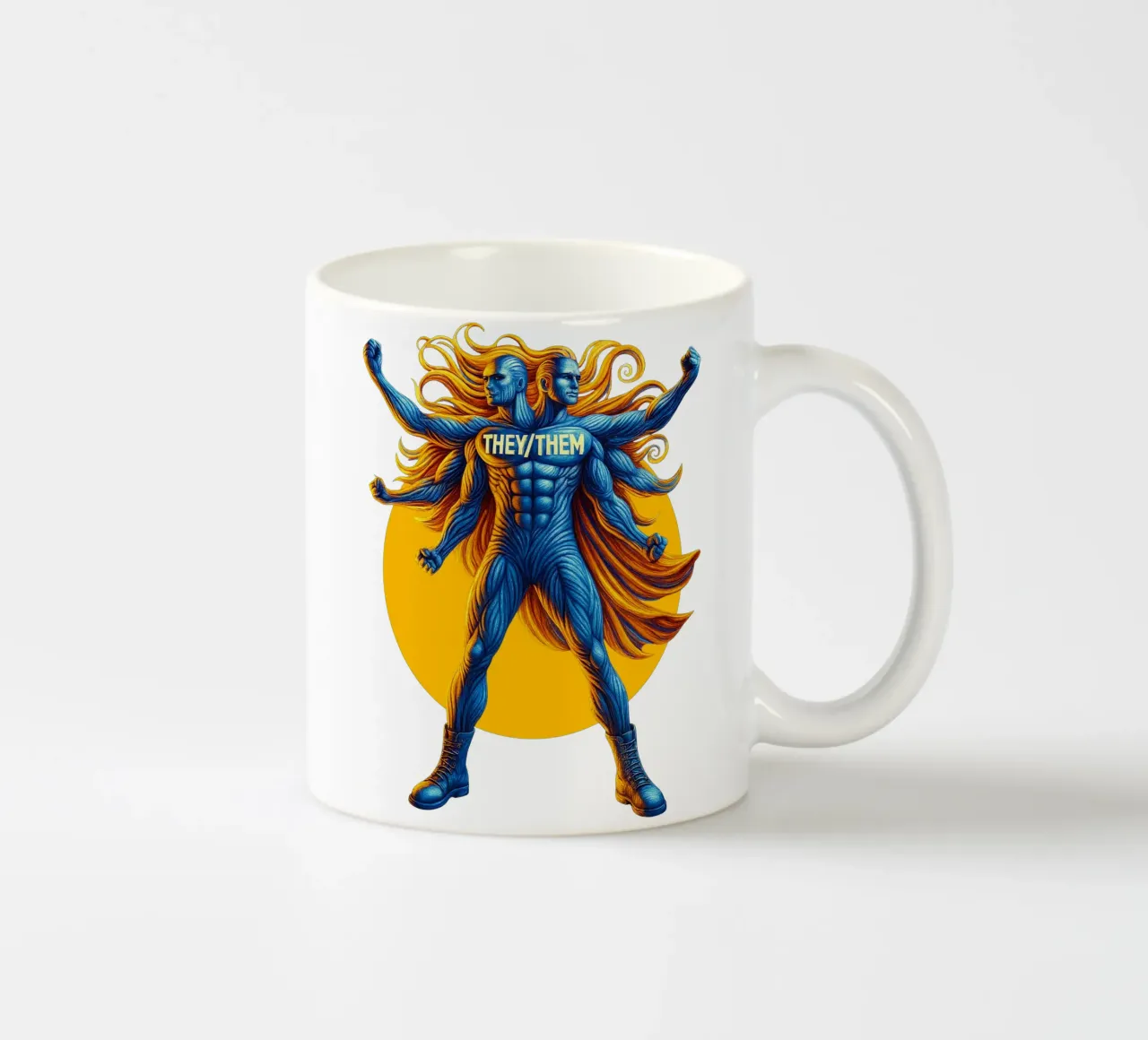 THEY THEM tazza in ceramica da Vintage Van Gogh