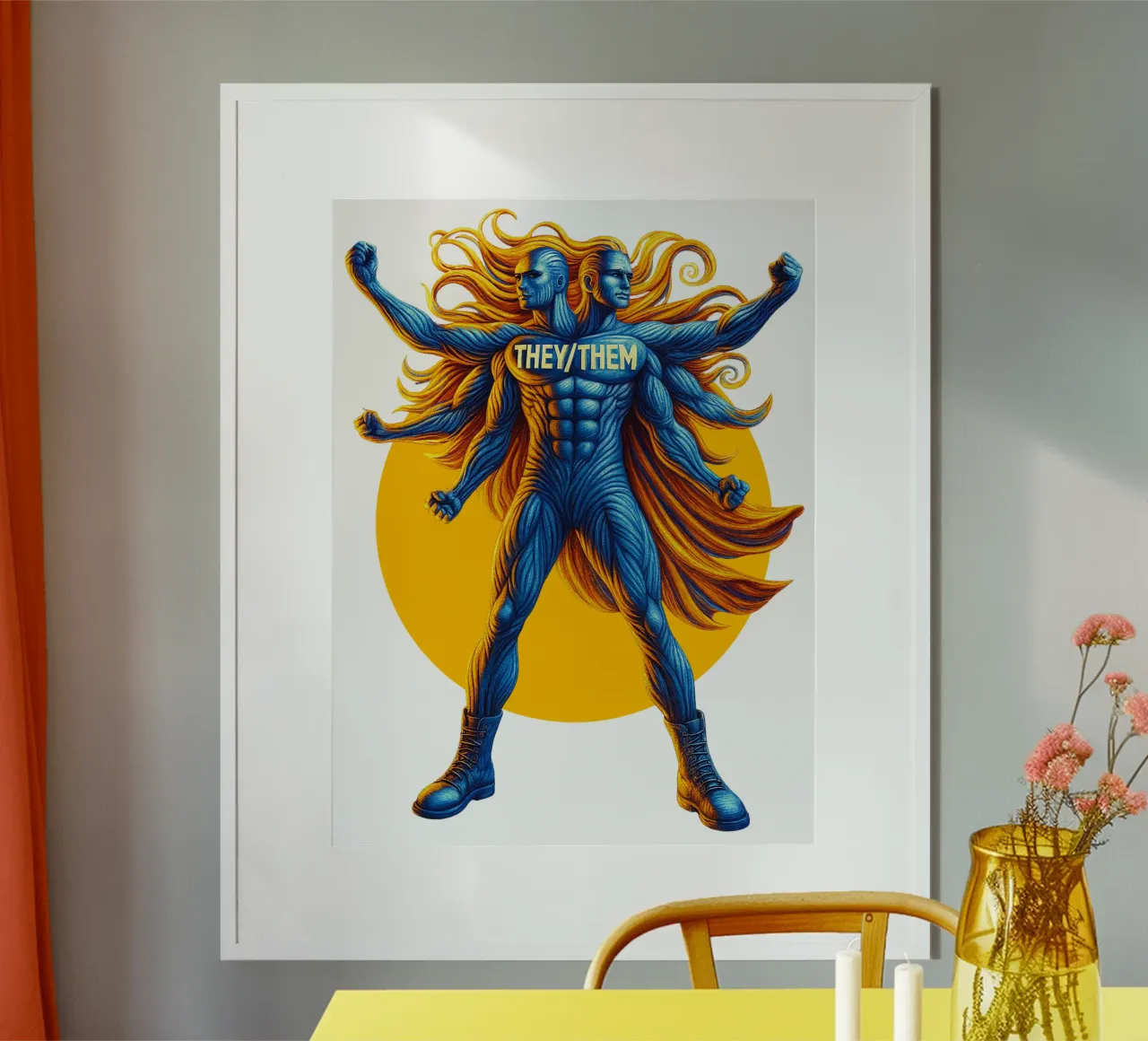 THEY THEM poster da Vintage Van Gogh