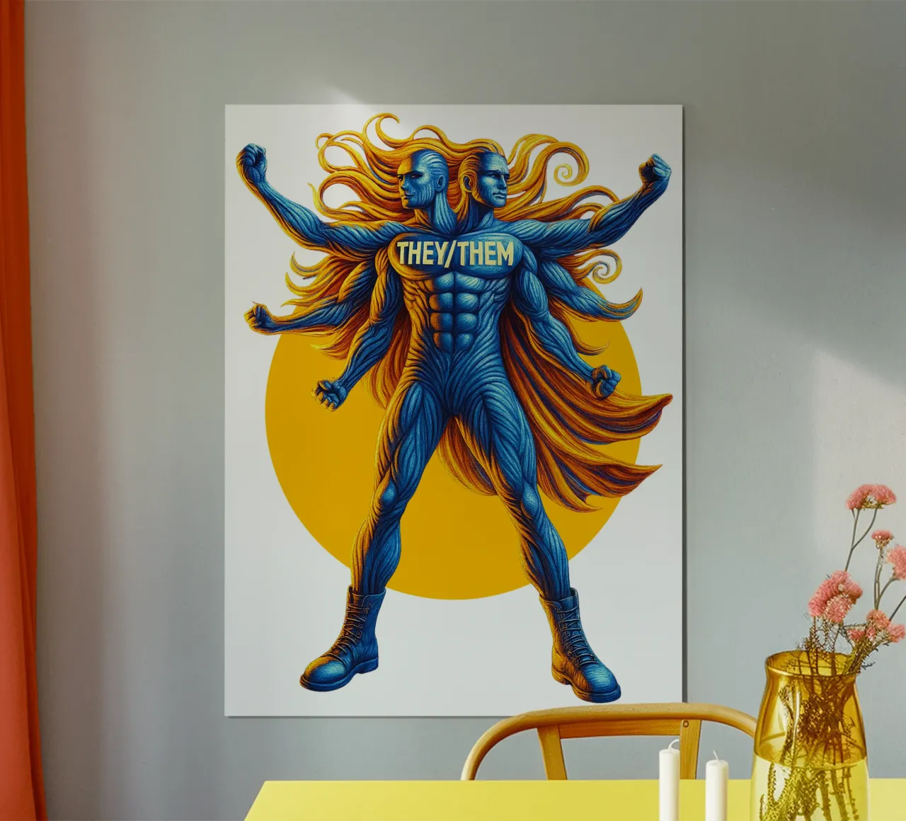 THEY THEM poster da Vintage Van Gogh