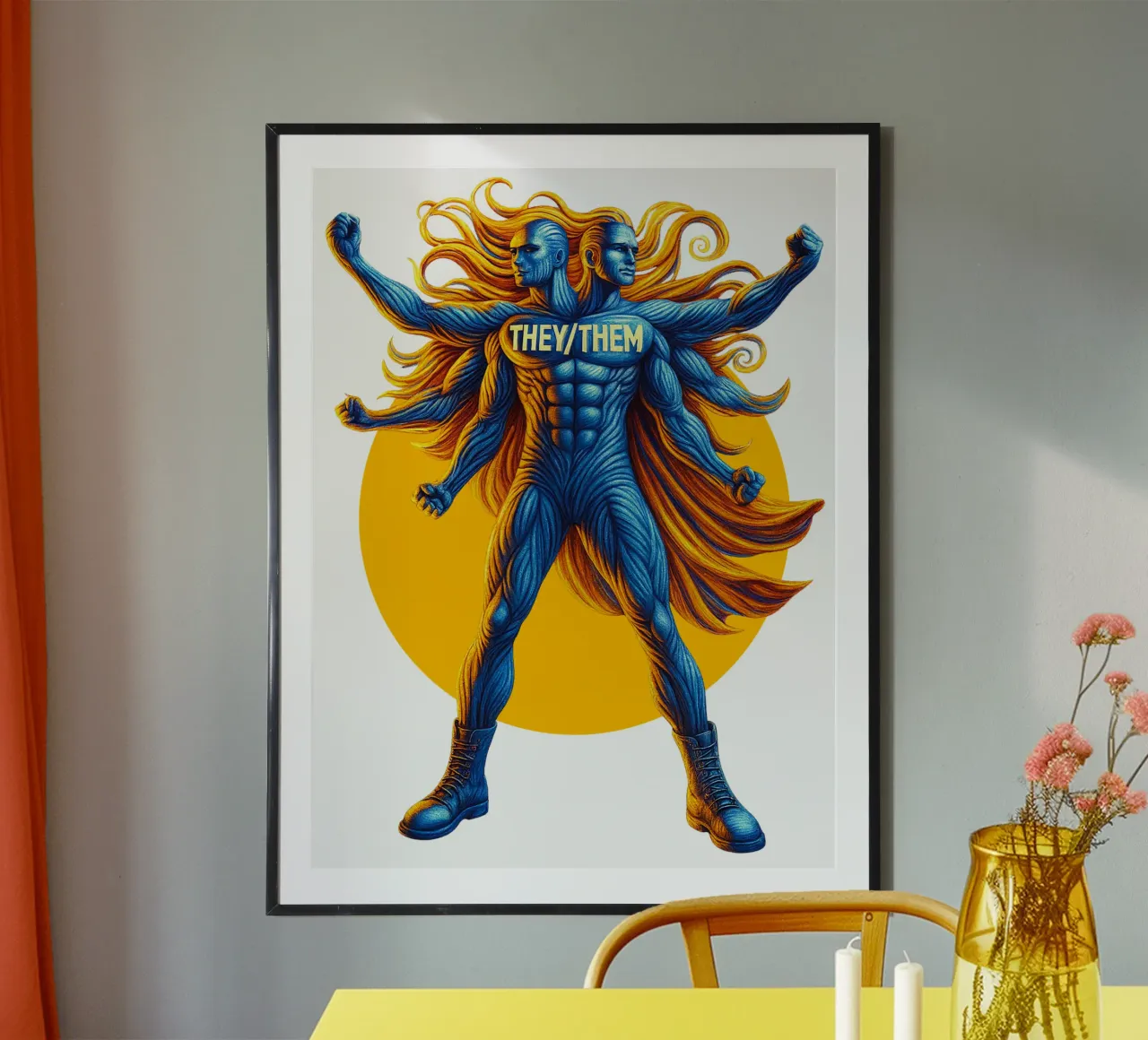 THEY THEM poster da Vintage Van Gogh