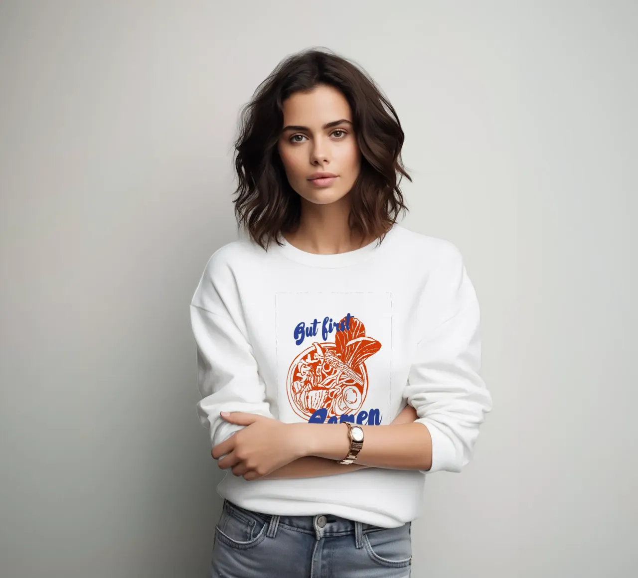 Boho Food 10 Ramen First felpa da Boho Print Collection