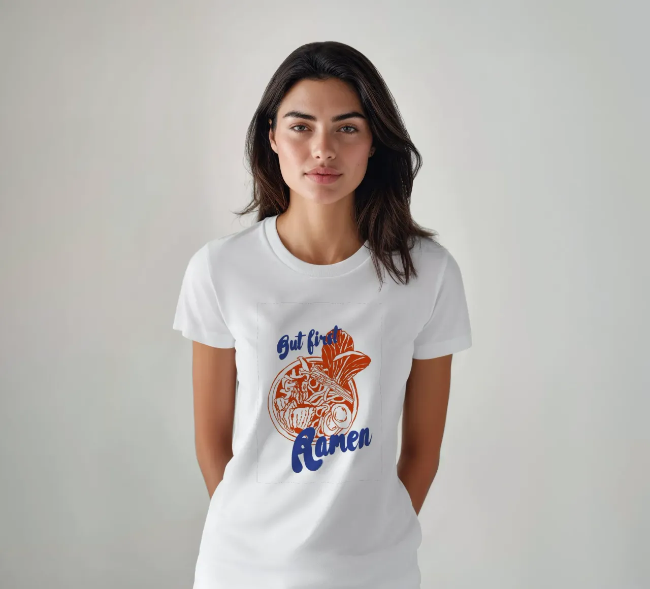 Boho Food 10 Ramen First t-shirt da Boho Print Collection