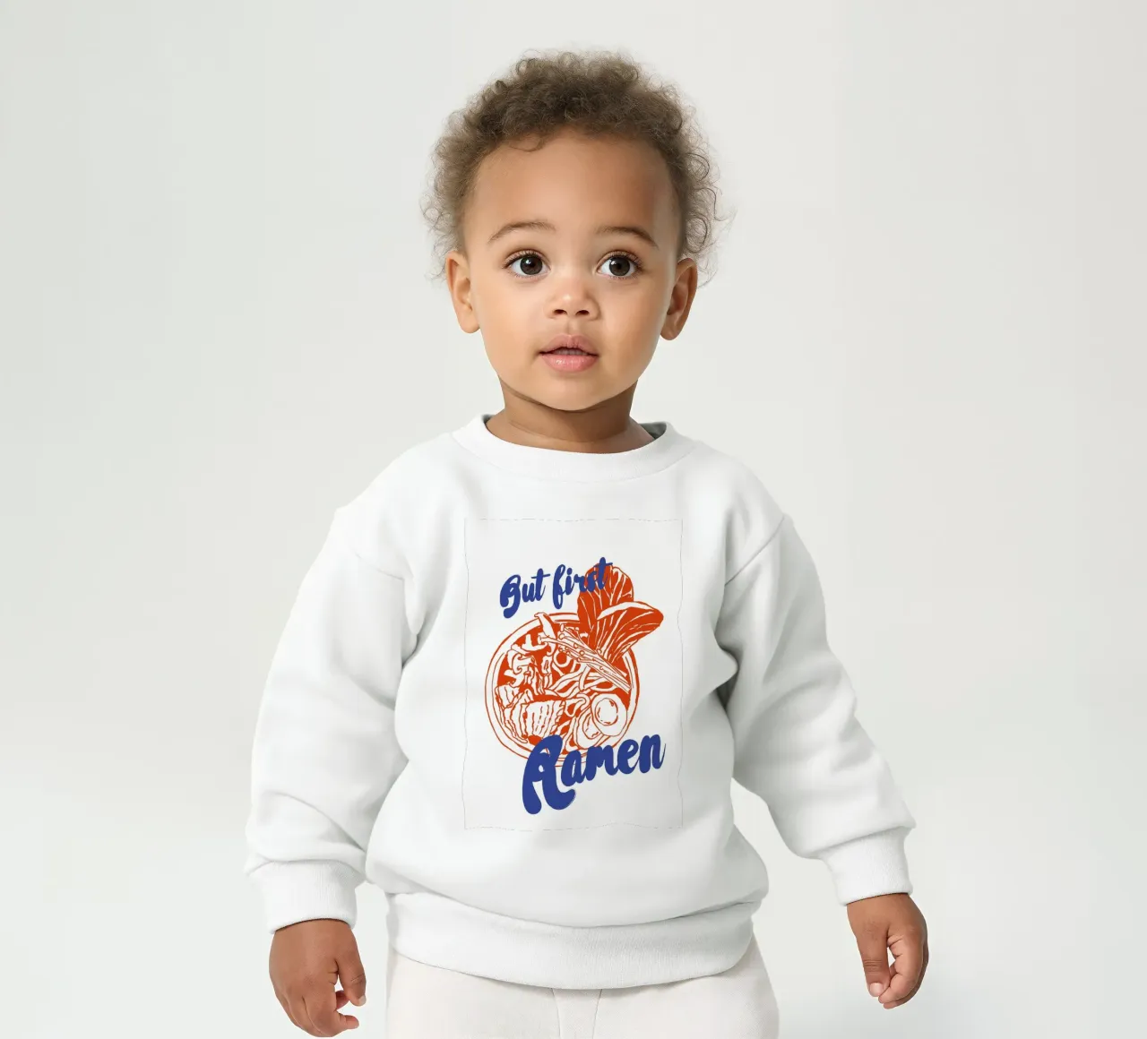 Boho Food 10 Ramen First felpa neonato da Boho Print Collection