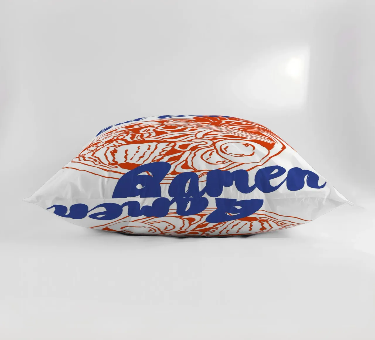 Boho Food 10 Ramen First cuscino da Boho Print Collection