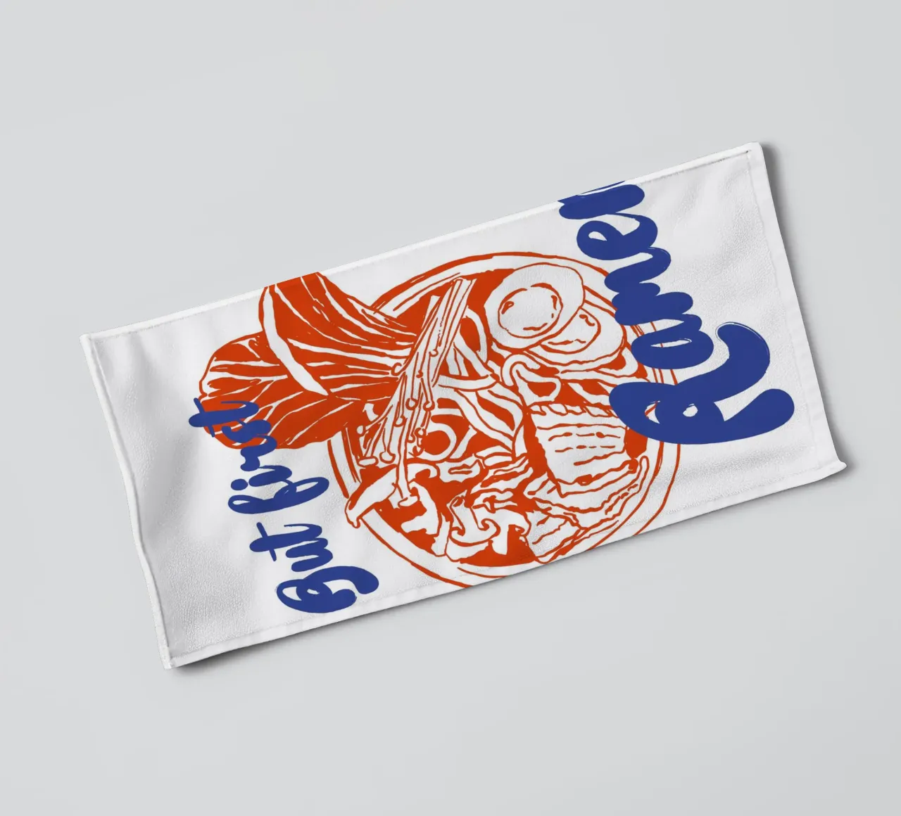 Boho Food 10 Ramen First asciugamano da bagno da Boho Print Collection