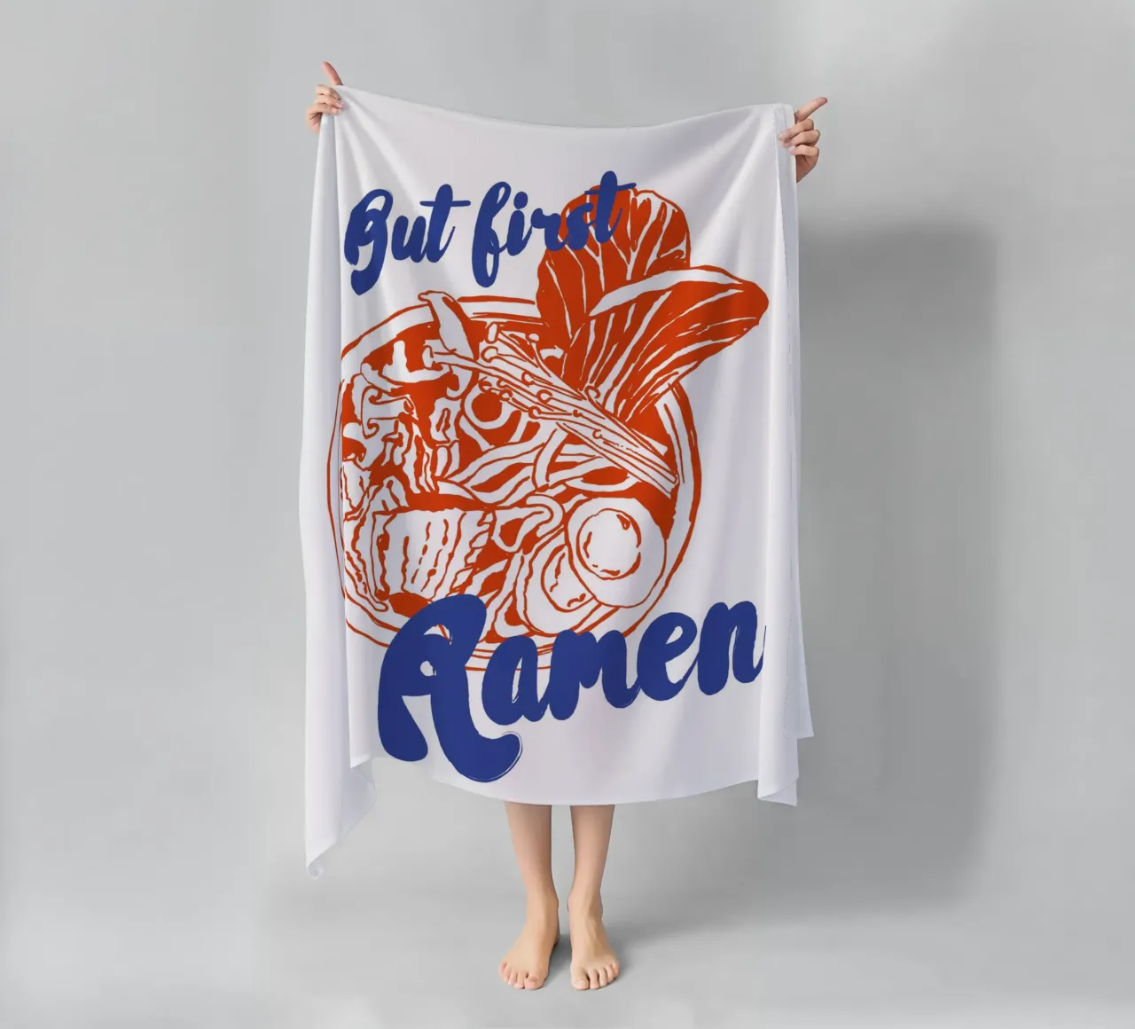Boho Food 10 Ramen First telo mare da Boho Print Collection