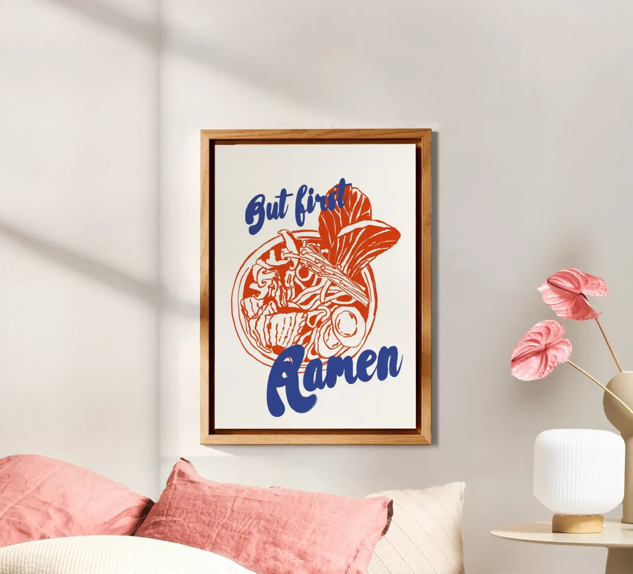 Boho Food 10 Ramen First alluminio dibond da Boho Print Collection