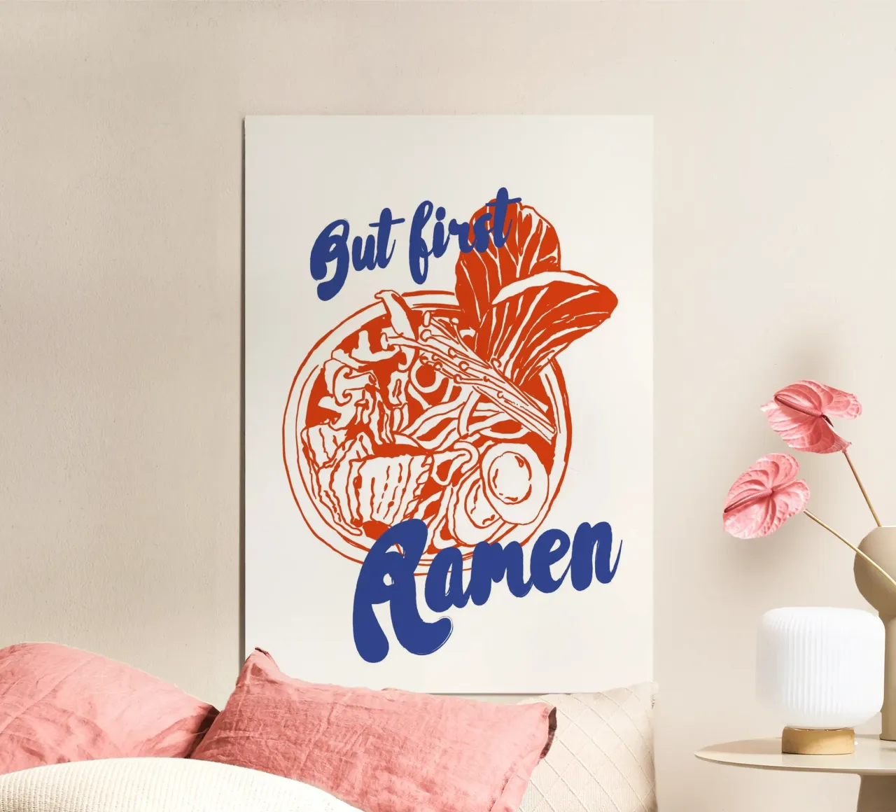 Boho Food 10 Ramen First alluminio dibond da Boho Print Collection