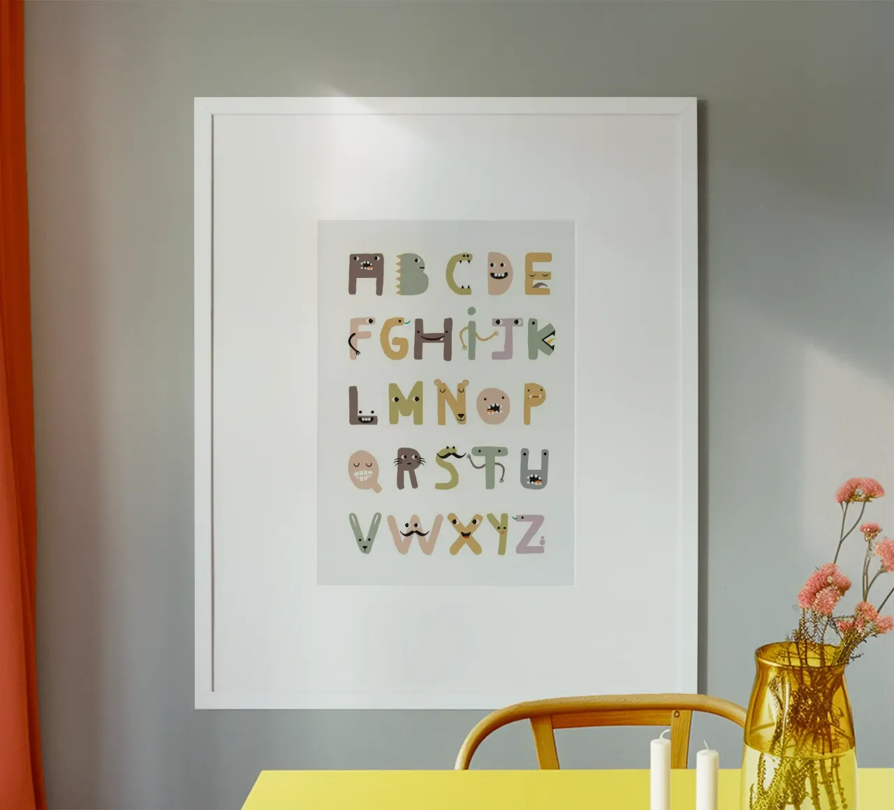 symbol of alphabet poster da willife