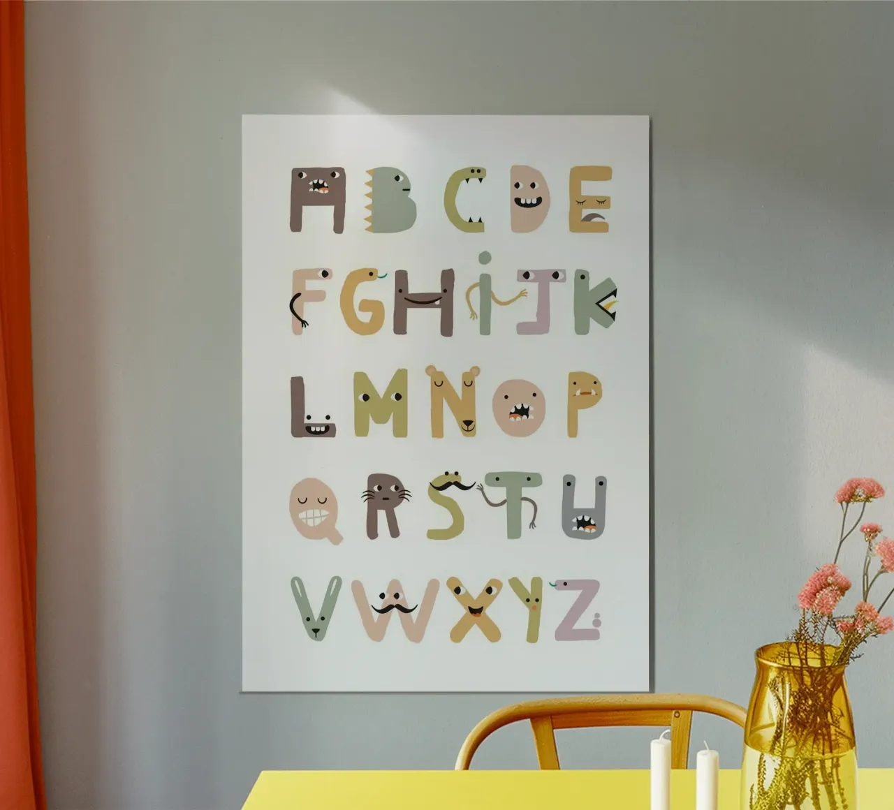 symbol of alphabet poster da willife