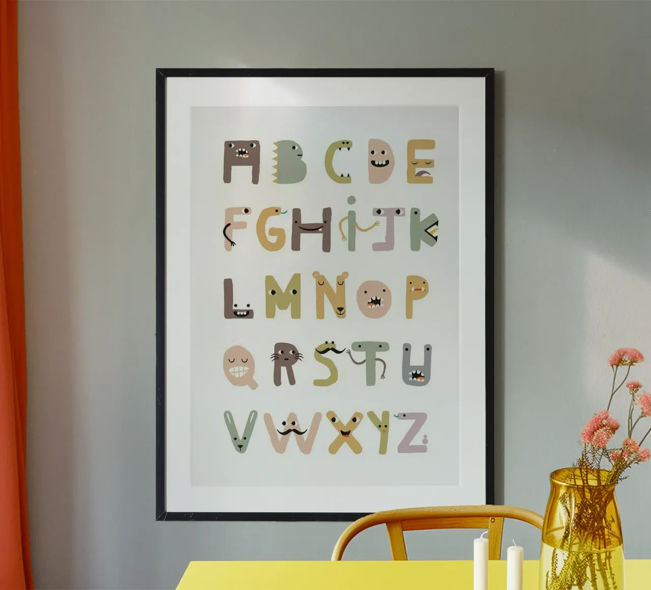 symbol of alphabet poster da willife