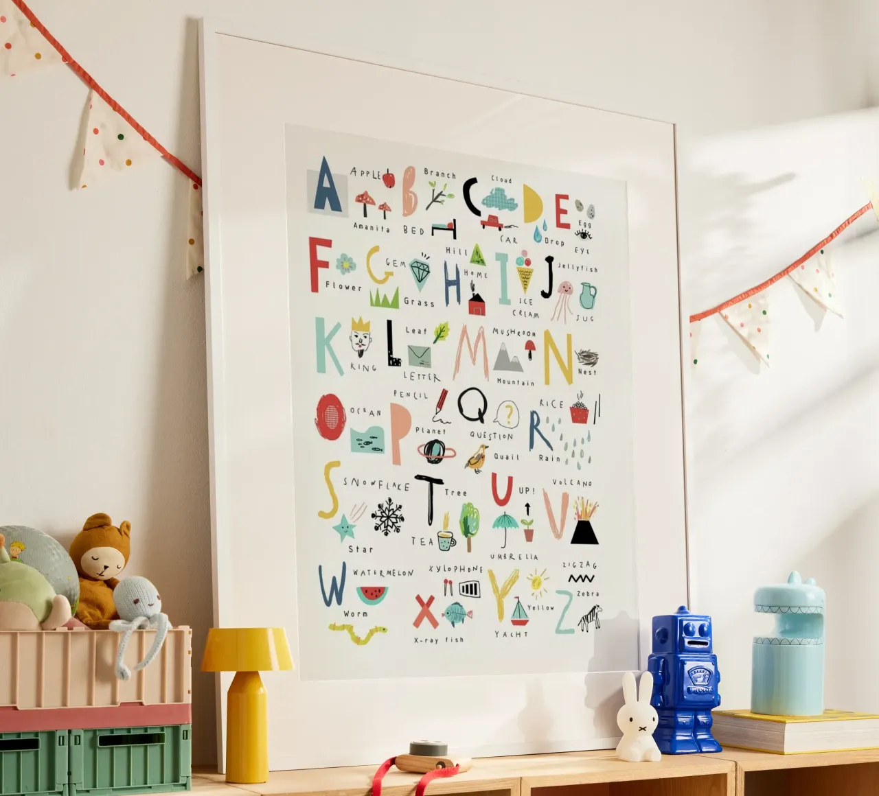 alphabet and linked symbol Poster von willife