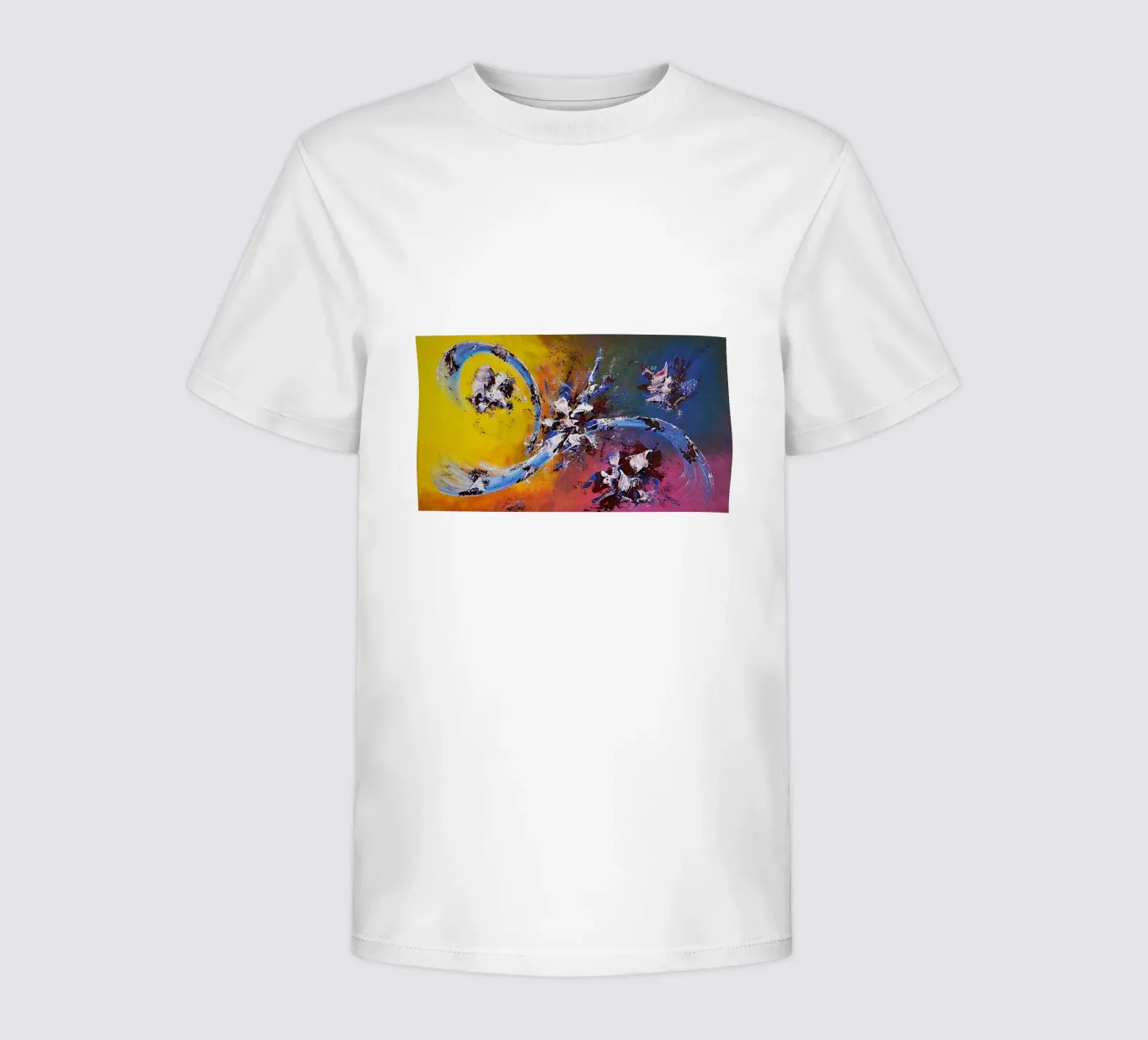 Large size 2. t-shirt bambini da Thierry Vobmann Abstract painting