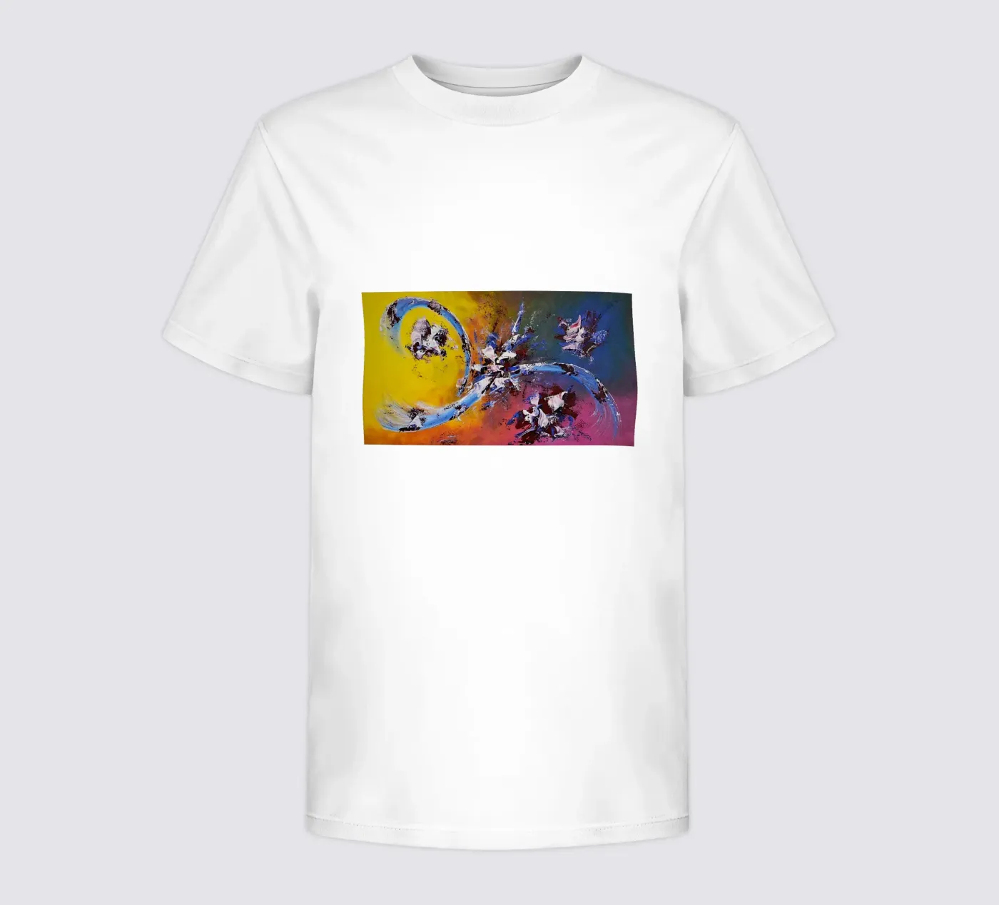Large size 2. t-shirt bambini da Thierry Vobmann Abstract painting