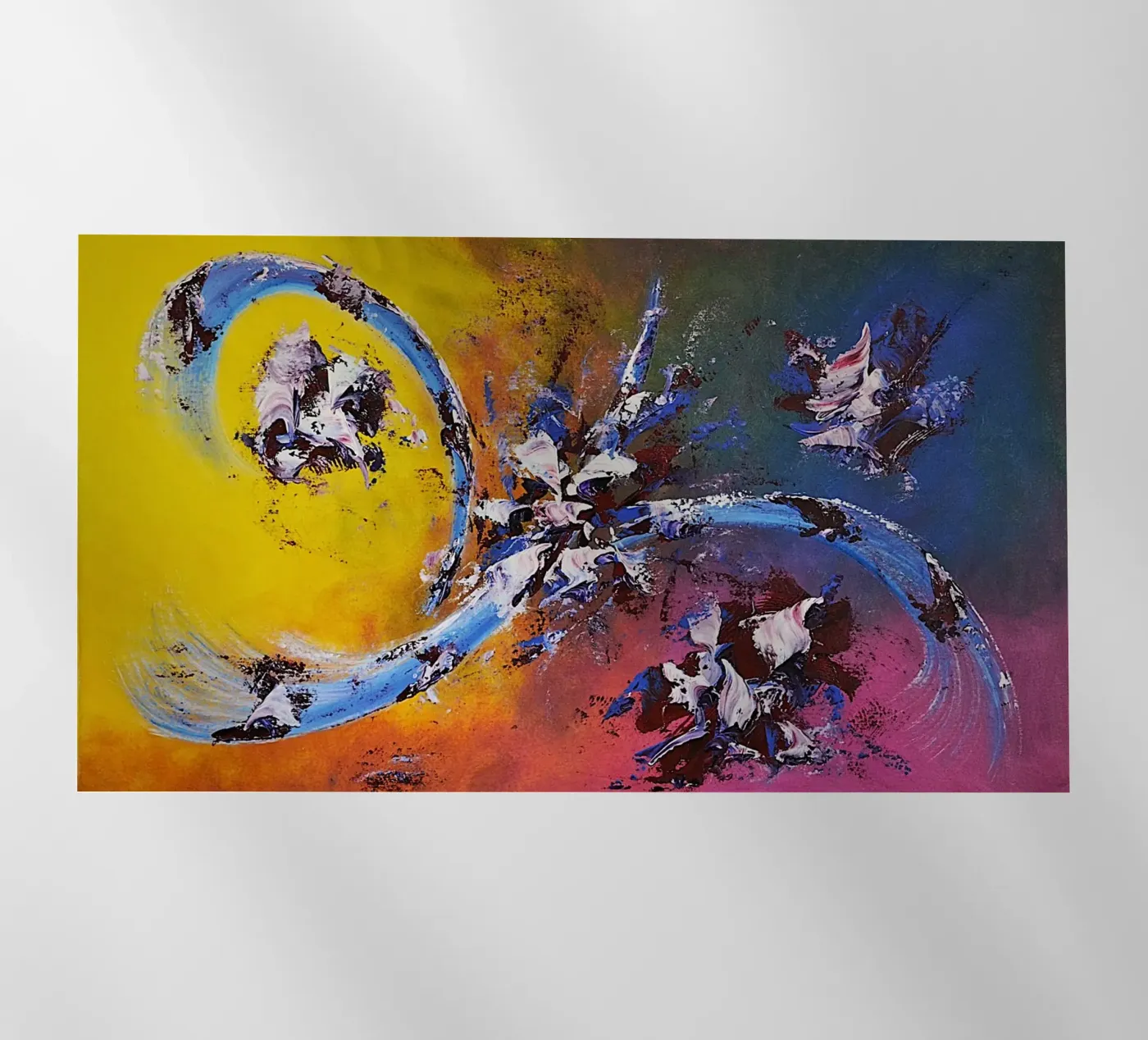 Large size 2. pellicola backlit da Thierry Vobmann Abstract painting