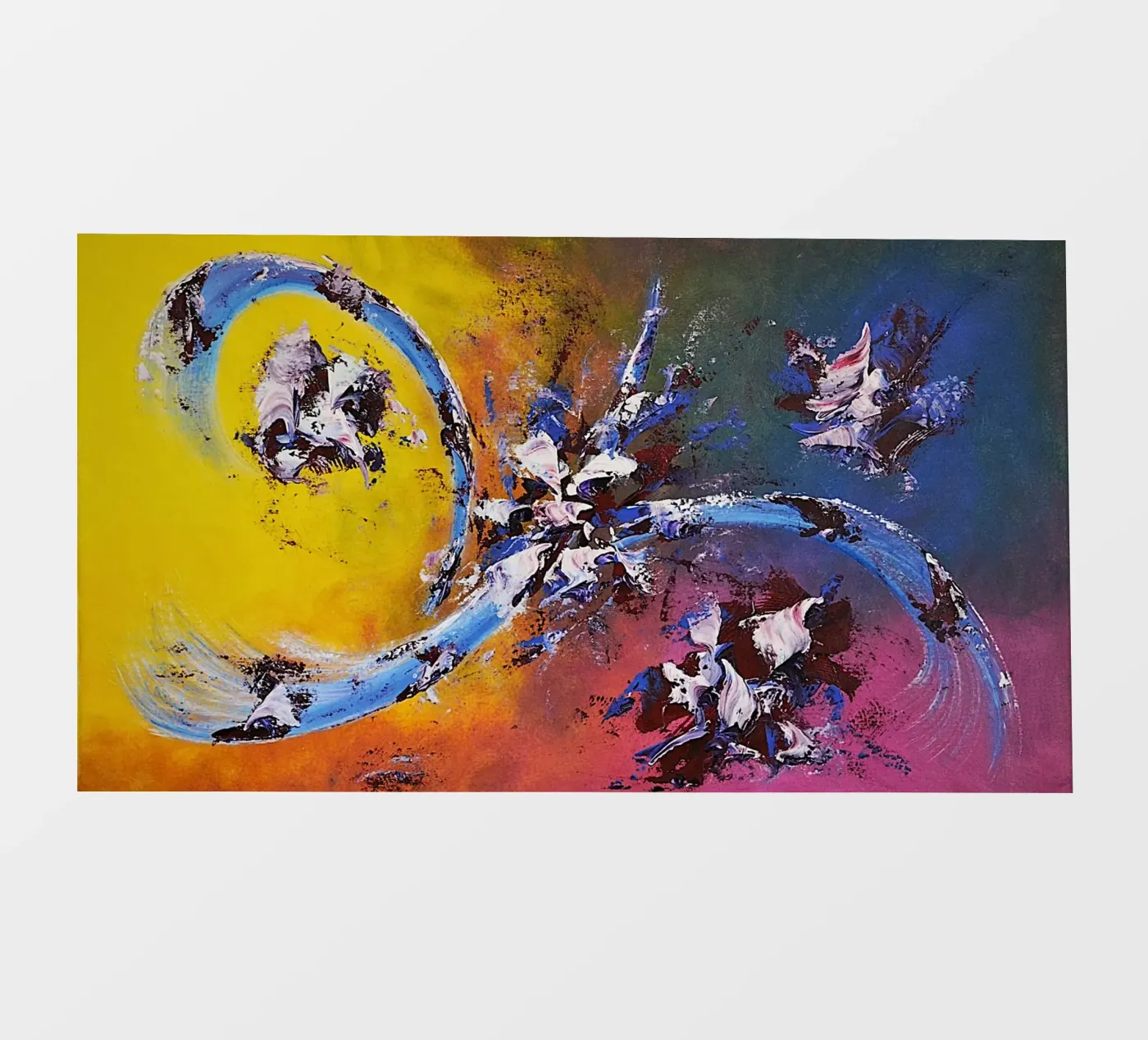 Large size 2. pellicola backlit da Thierry Vobmann Abstract painting
