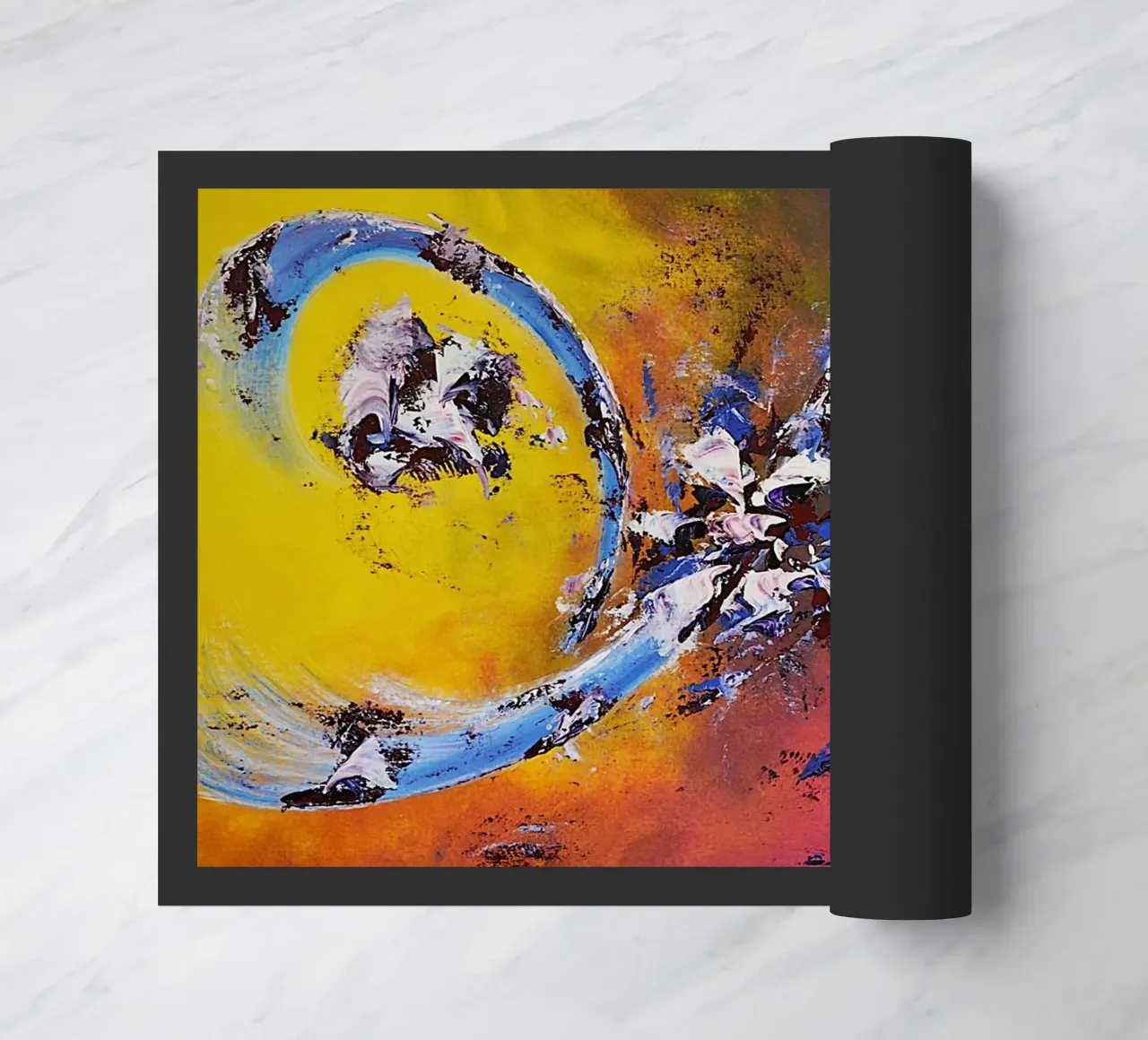 Large size 2. zerbino da Thierry Vobmann Abstract painting