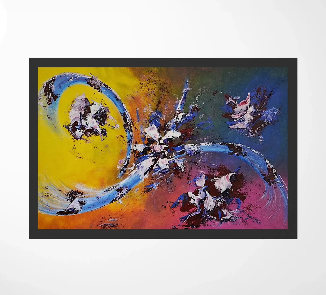 Large size 2. zerbino da Thierry Vobmann Abstract painting