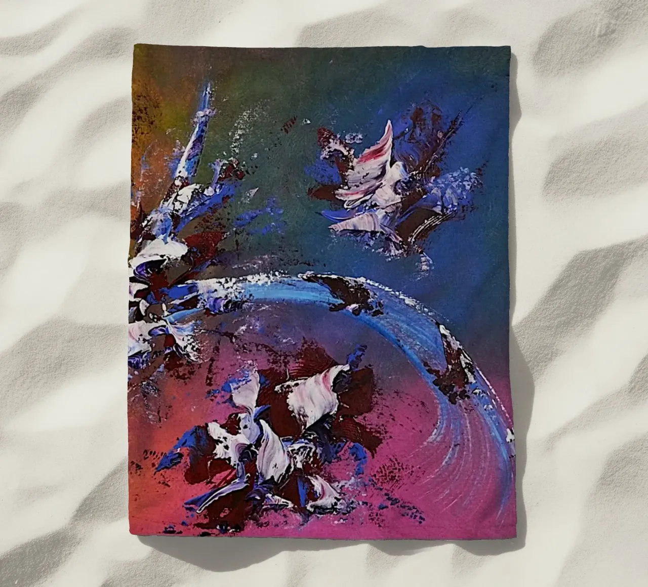 Large size 2. telo mare da Thierry Vobmann Abstract painting