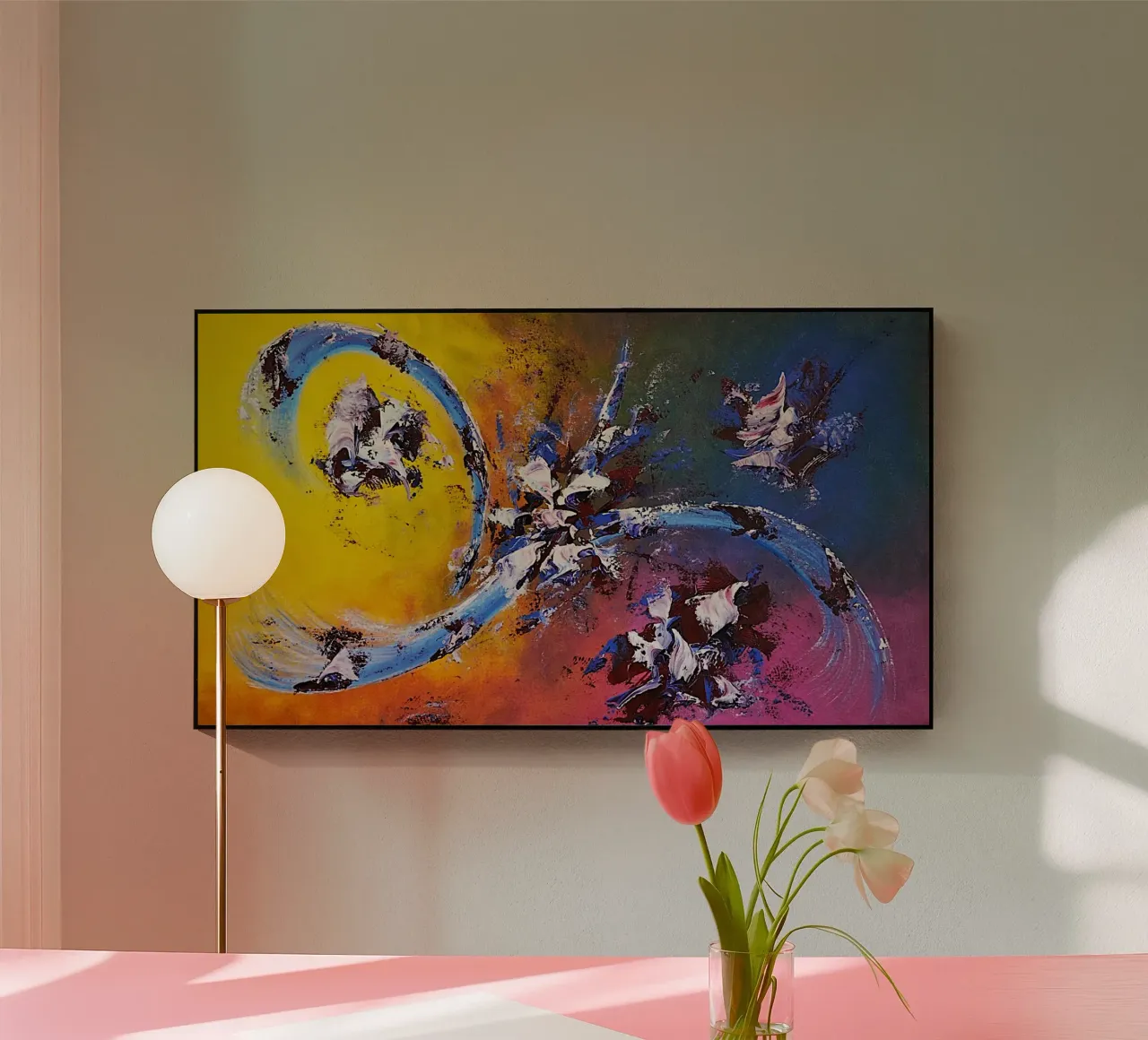 Large size 2. plexiglass da Thierry Vobmann Abstract painting