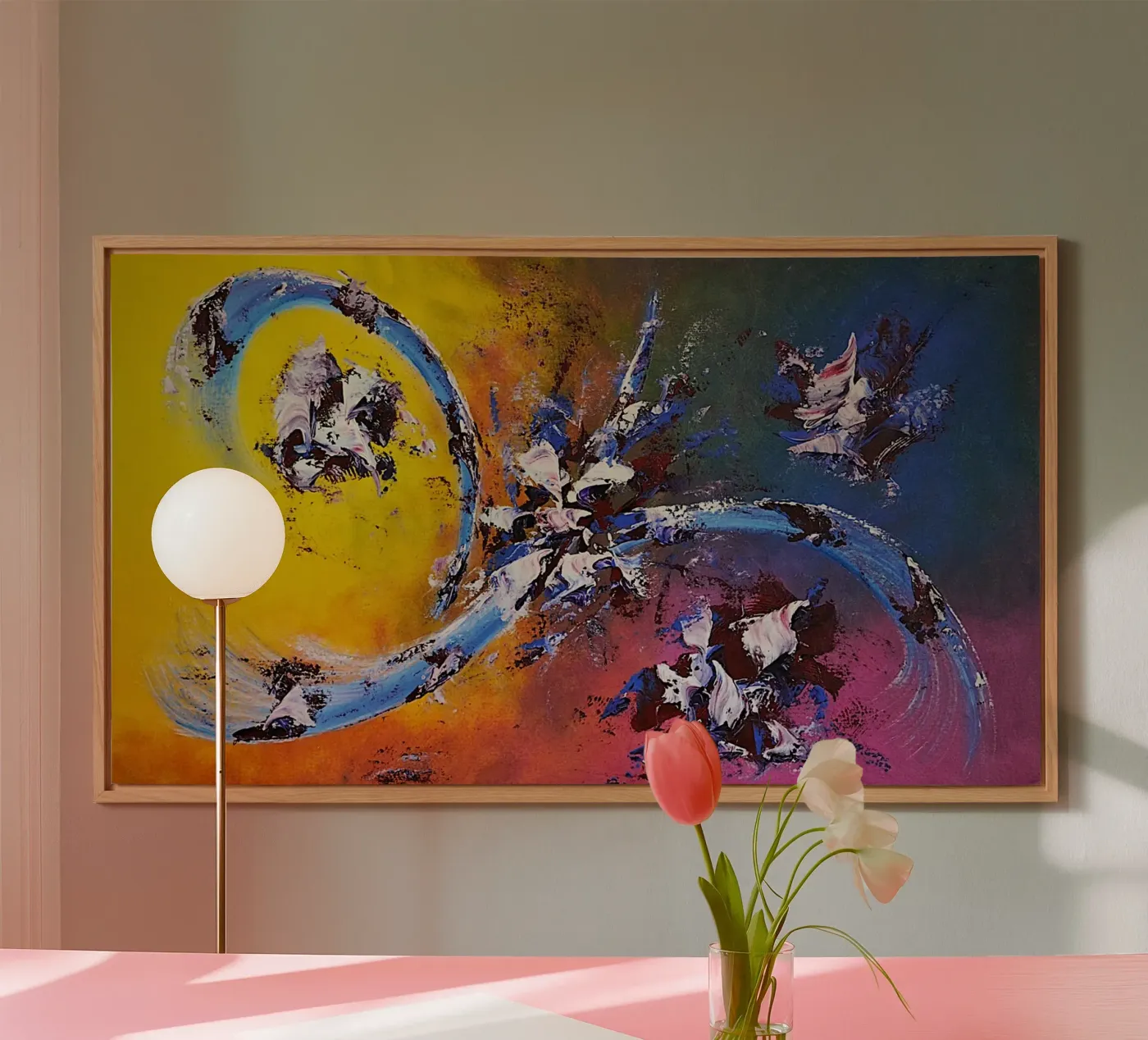 Large size 2. pannello forex da Thierry Vobmann Abstract painting
