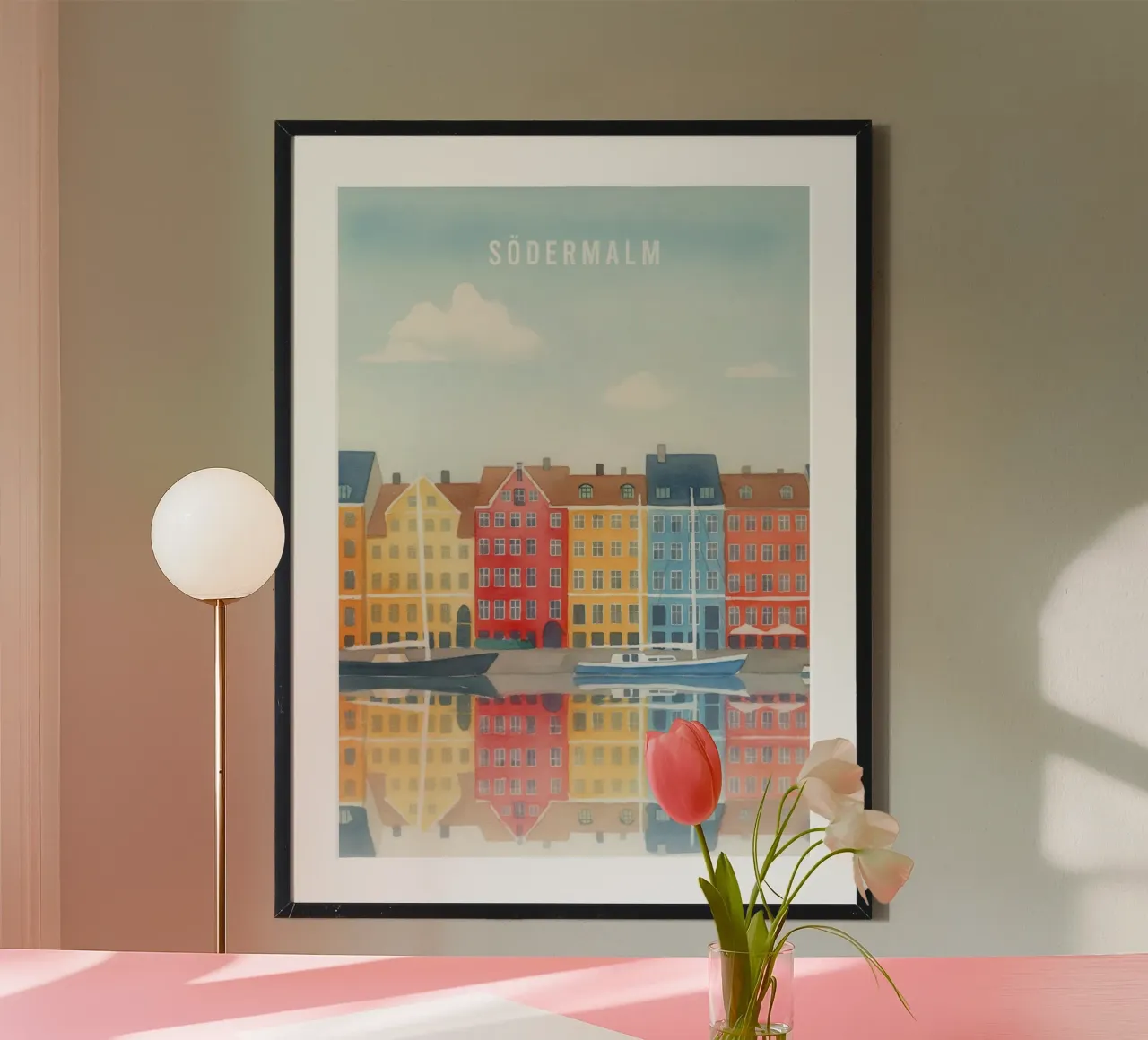 Södermalm Stockholm poster da Attaboy Dsgn