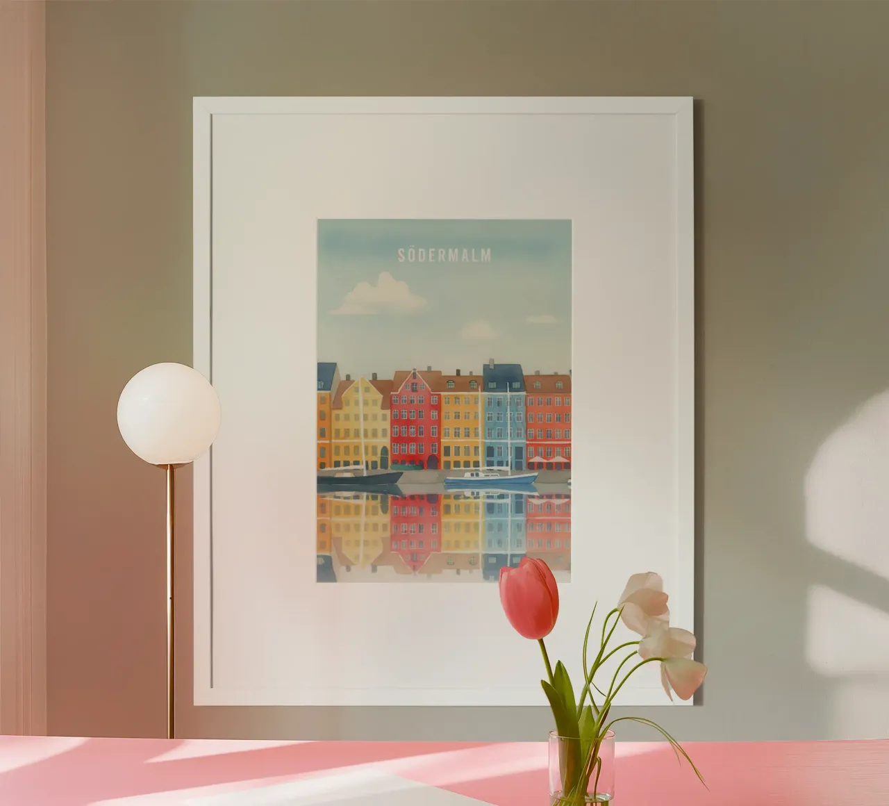 Södermalm Stockholm poster da Attaboy Dsgn